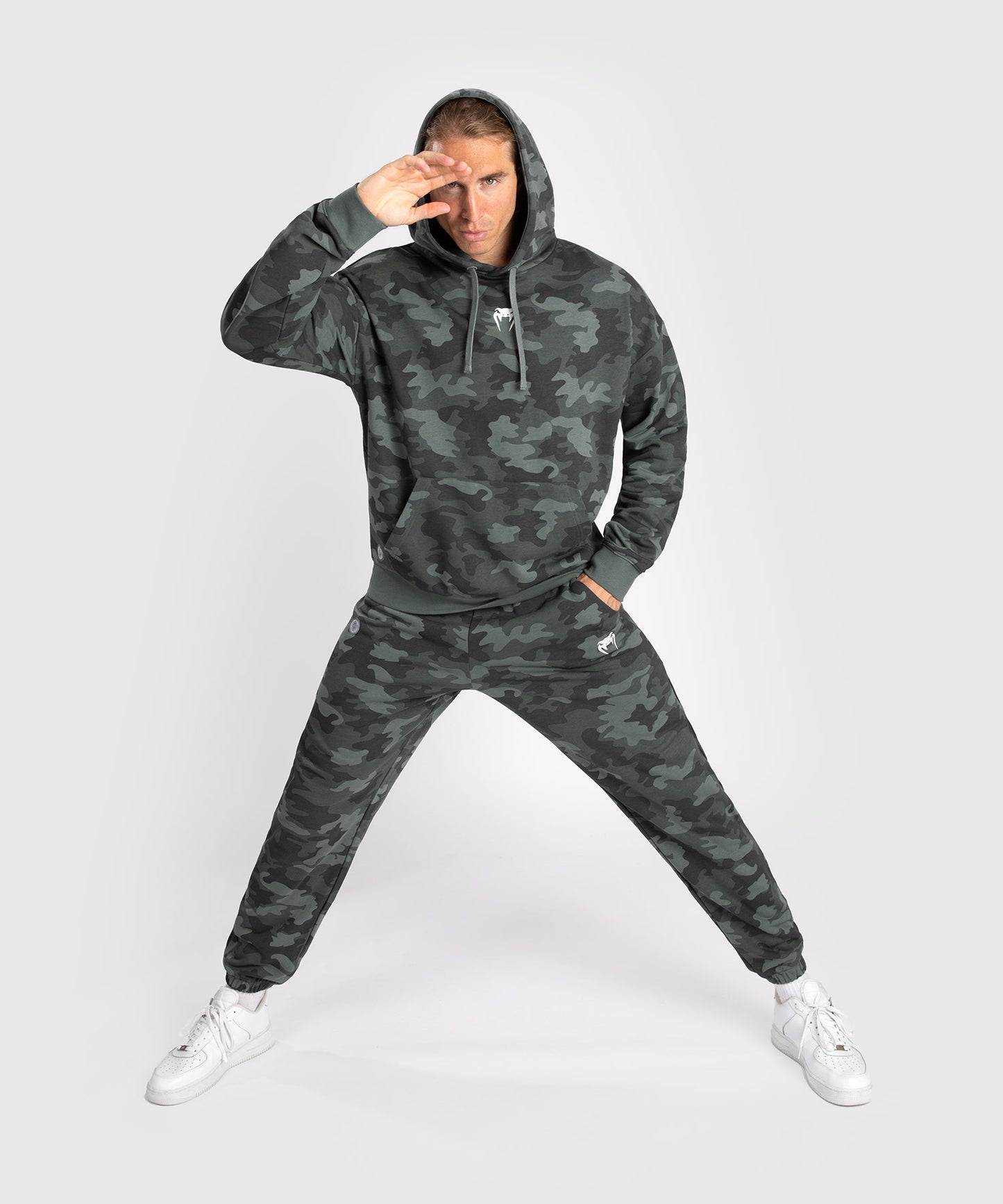 Venum Vortex XL Heren Hoodie - Khaki Camo