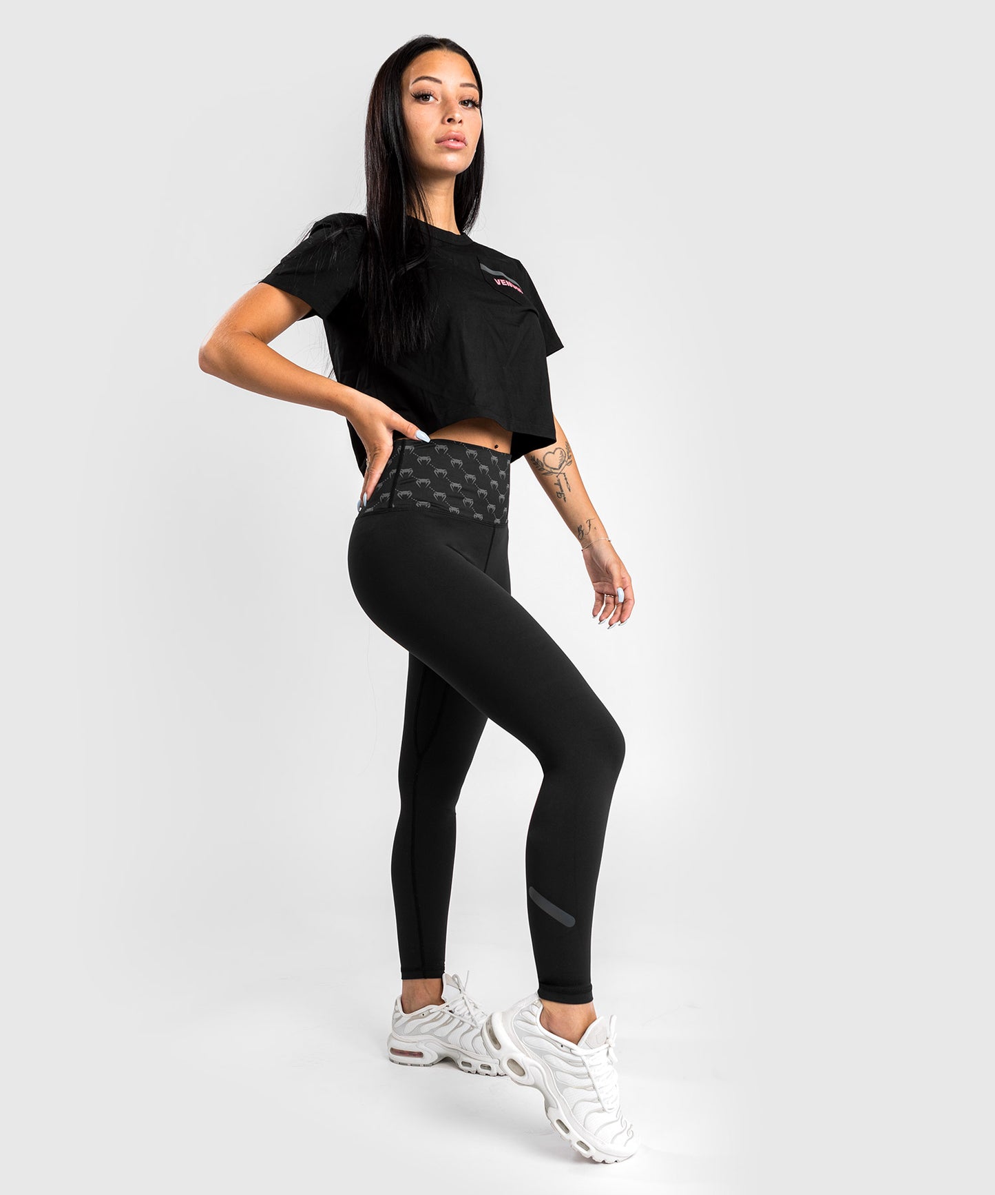 Venum Monogram Legging 7/8 - Zwart/Roze Goud