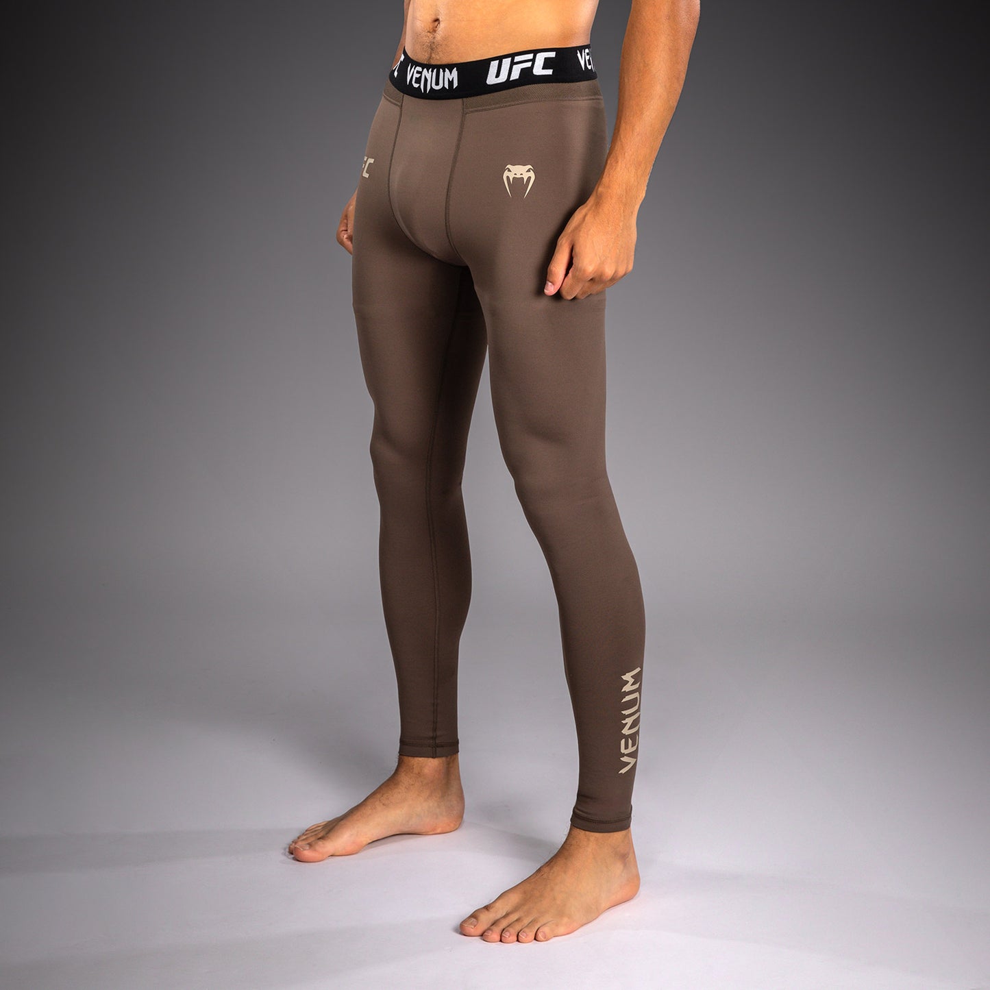 Venum UFC Unity by Venum Authentic Fight Week Heren Technische Compressiebroek - Bruin