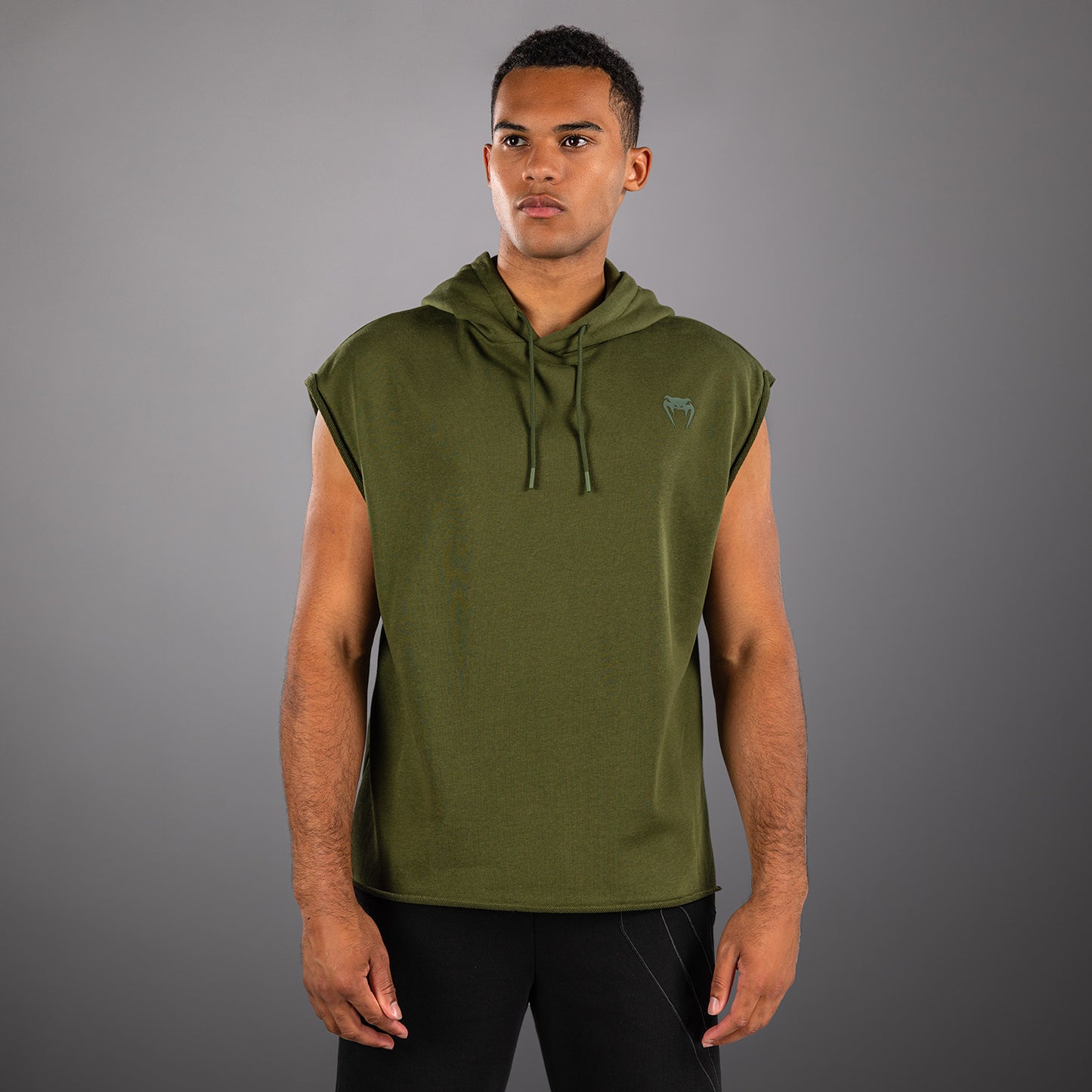 Venum Divide Mouwloos Hoodie - Militair Groen