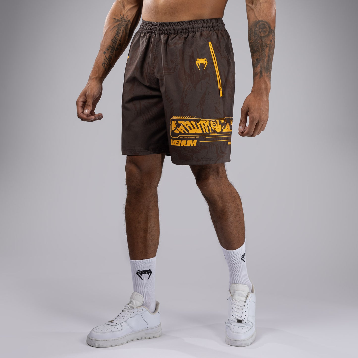 UFC Fusion by Venum Fight Week Performance Shorts voor Heren - Earthen Brown