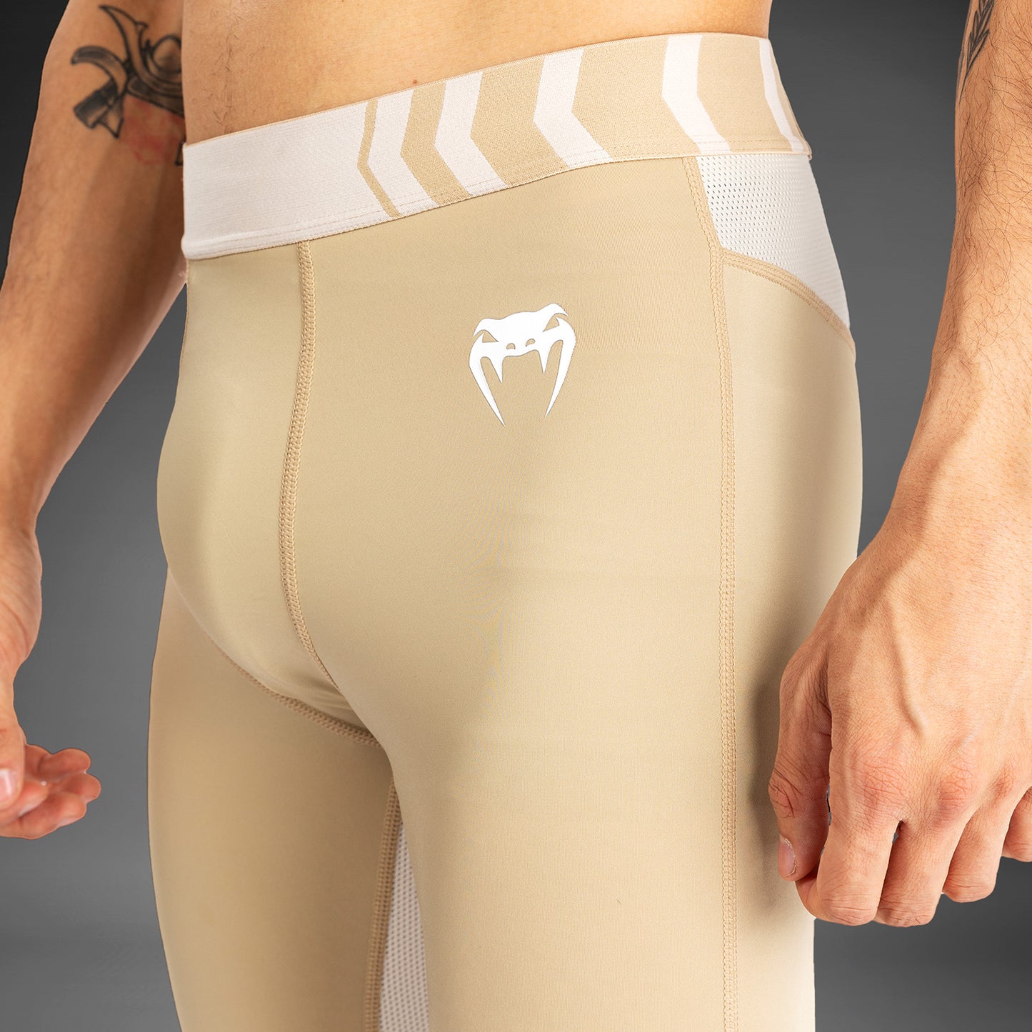 Venum Tempest Herenleggings - Beige/Zand