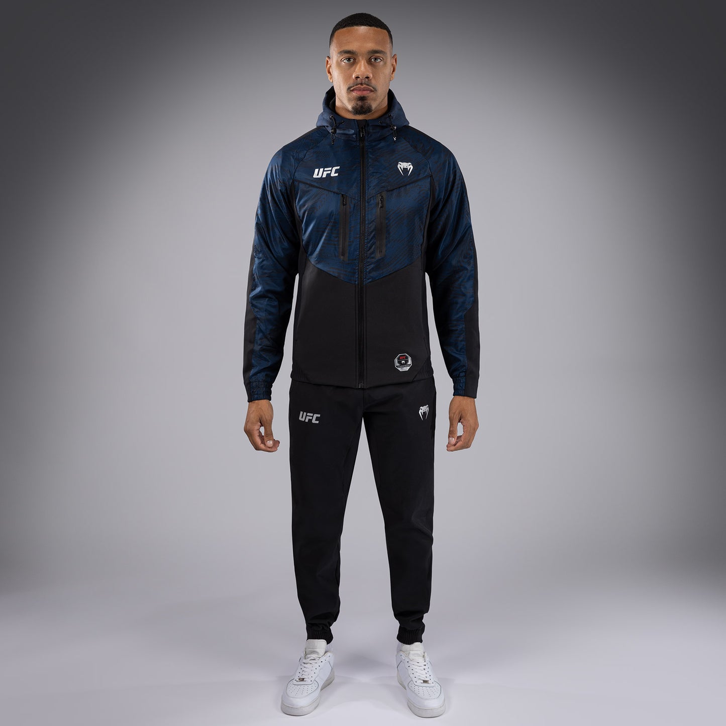 UFC Fusion by Venum Fight Week Zip-Hoodie voor Heren - Oceaanblauw