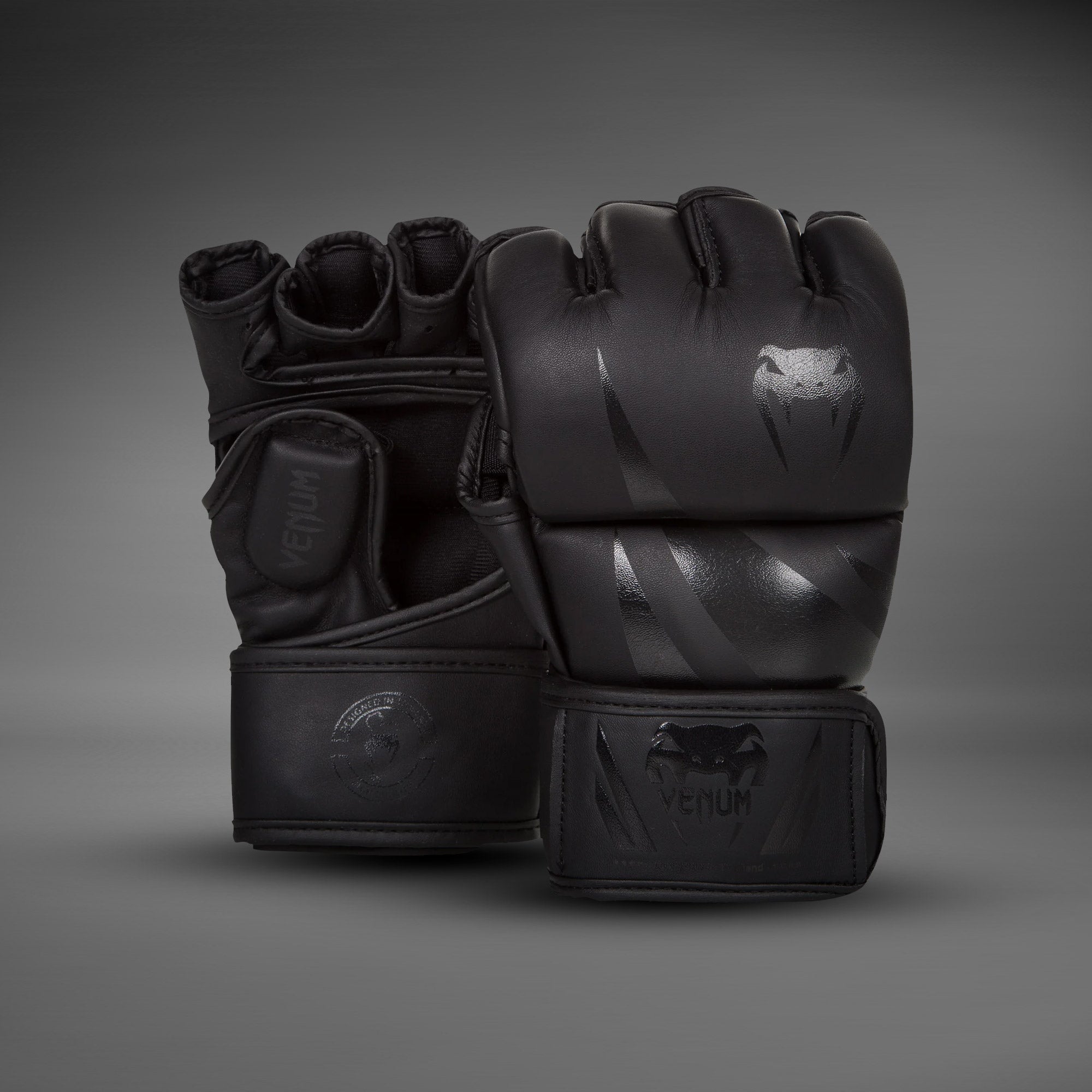 Venum Challenger MMA Handschoenen - Zwart/Zwart - Venum Nederland