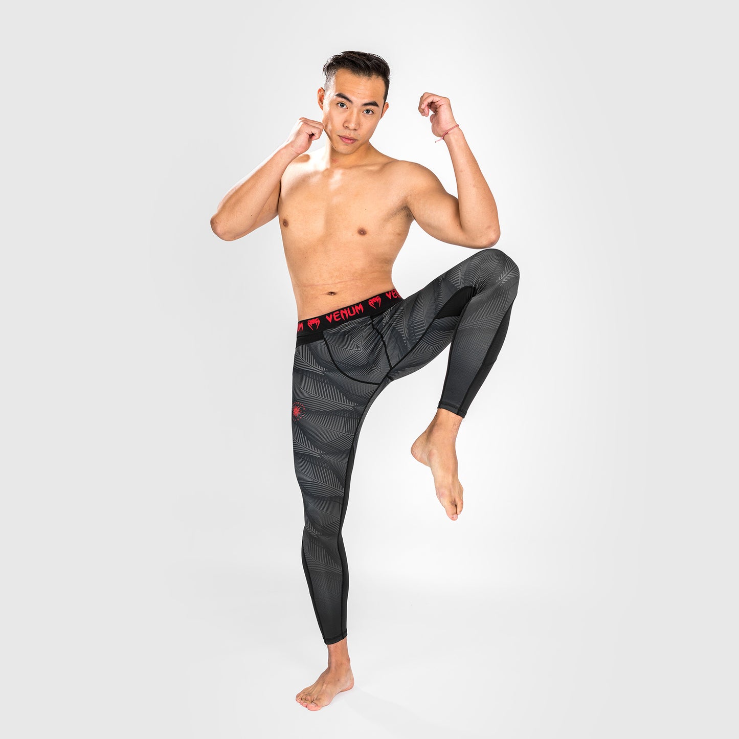 Venum Phantom Compressiebroek - Zwart/Rood