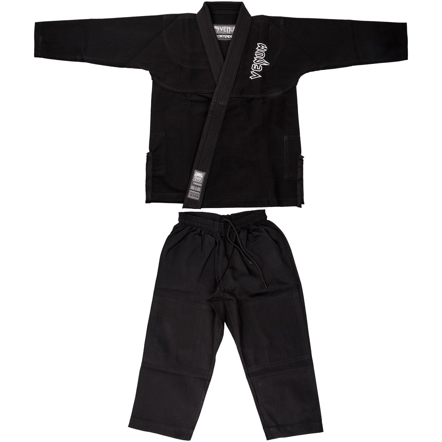 Venum Contender Kids BJJ Gi (Inclusief gratis witte band) - Zwart