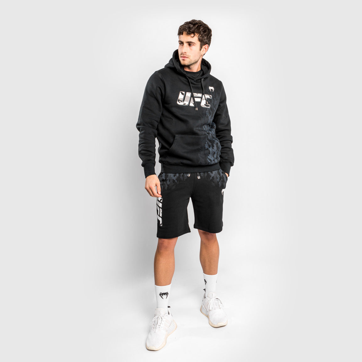 UFC Venum Authentic Fight Week Pullover Hoodie voor heren - Zwart