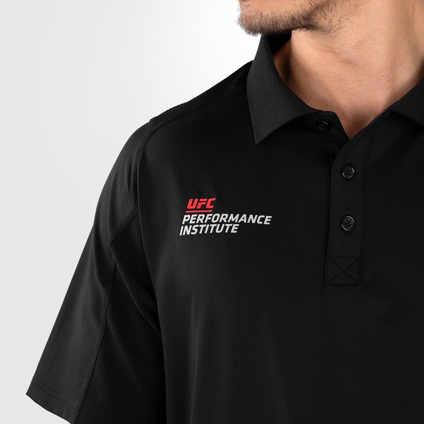 UFC Venum Performance Institute 2.0 Poloshirt voor Mannen - Zwart/Rood