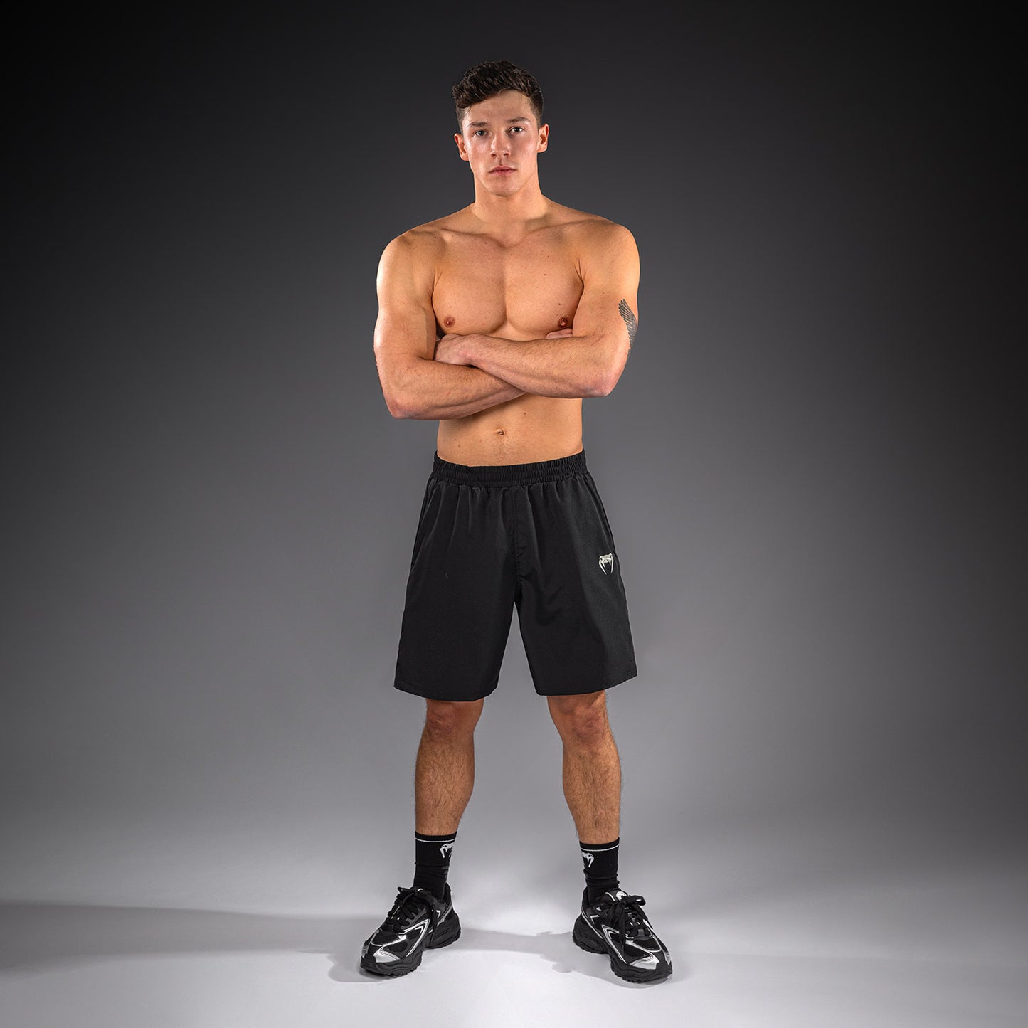 Venum Lazer Trainingsshorts - Zwart/Grijs