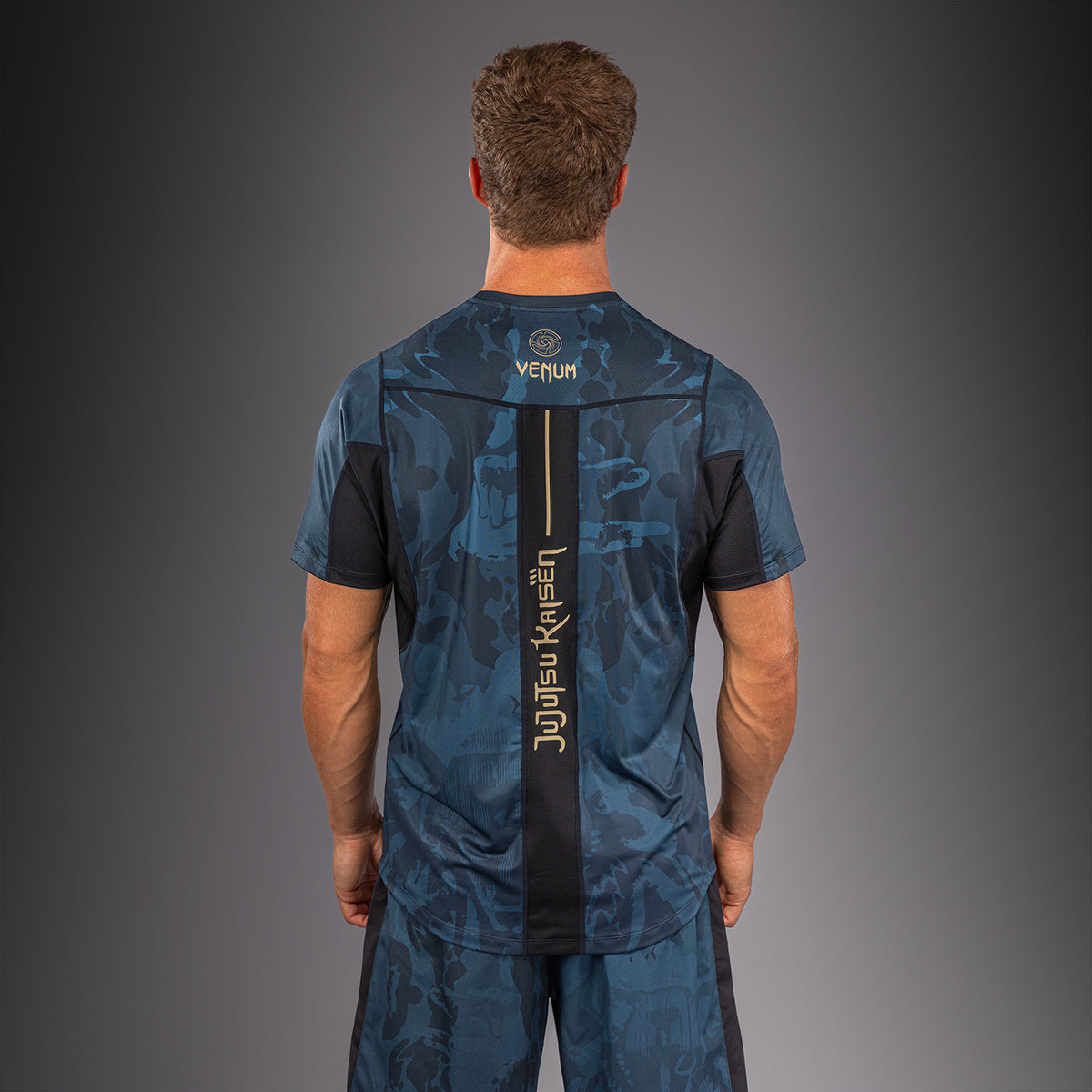 Jujutsu Kaisen x Venum Fushiguro Dry Tech T-shirt – Oceaan Blauw