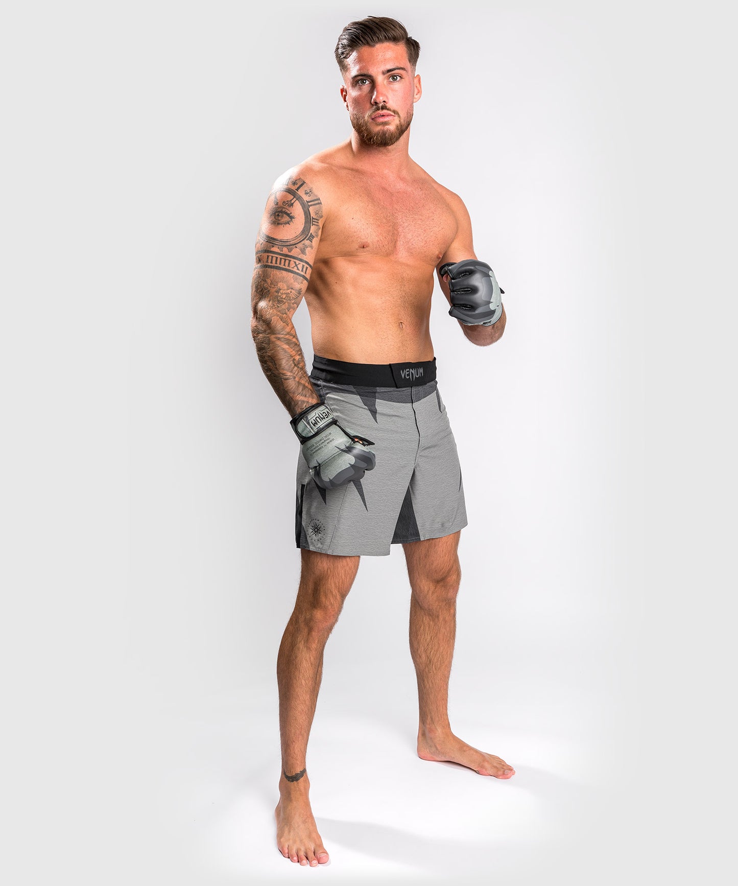 Venum Stone Vechtshorts - Mineraalgroen