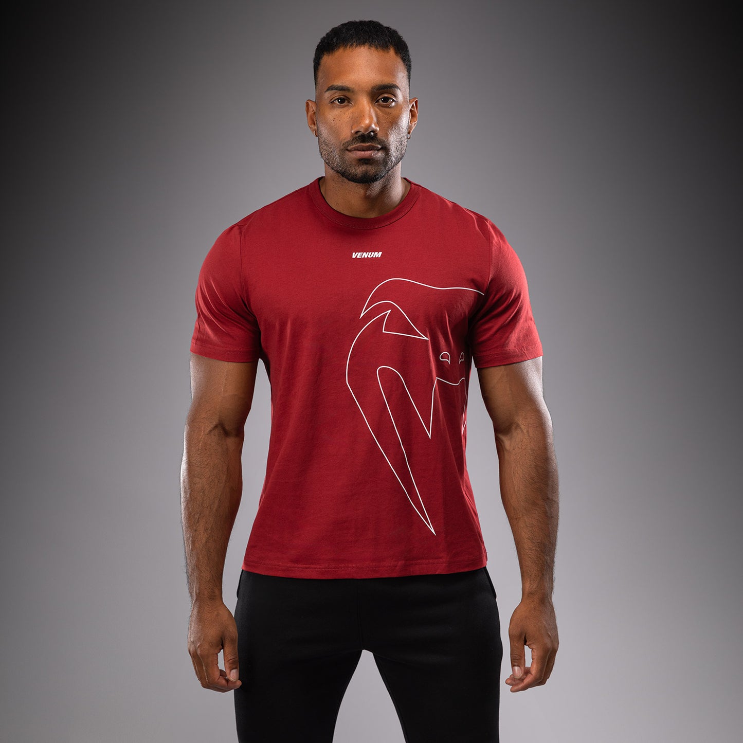 Venum Giant Connect T-Shirt - Rood Carmin