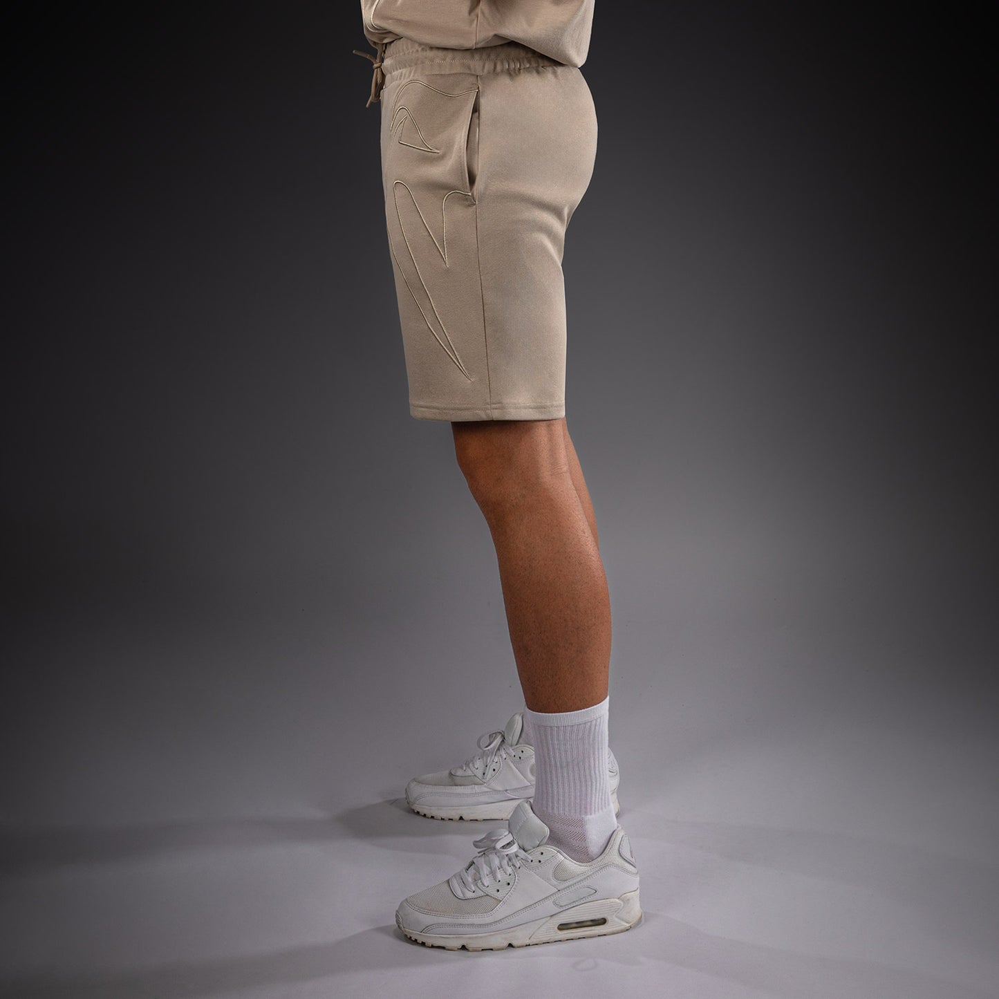 Venum Giant 3D Katoenen short – Lichtbeige