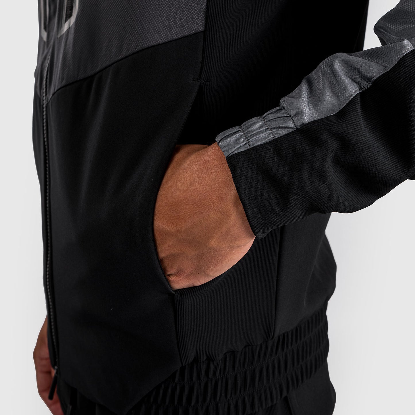 Venum Laser 3.0  Track Jacket - Zwart/Grijs