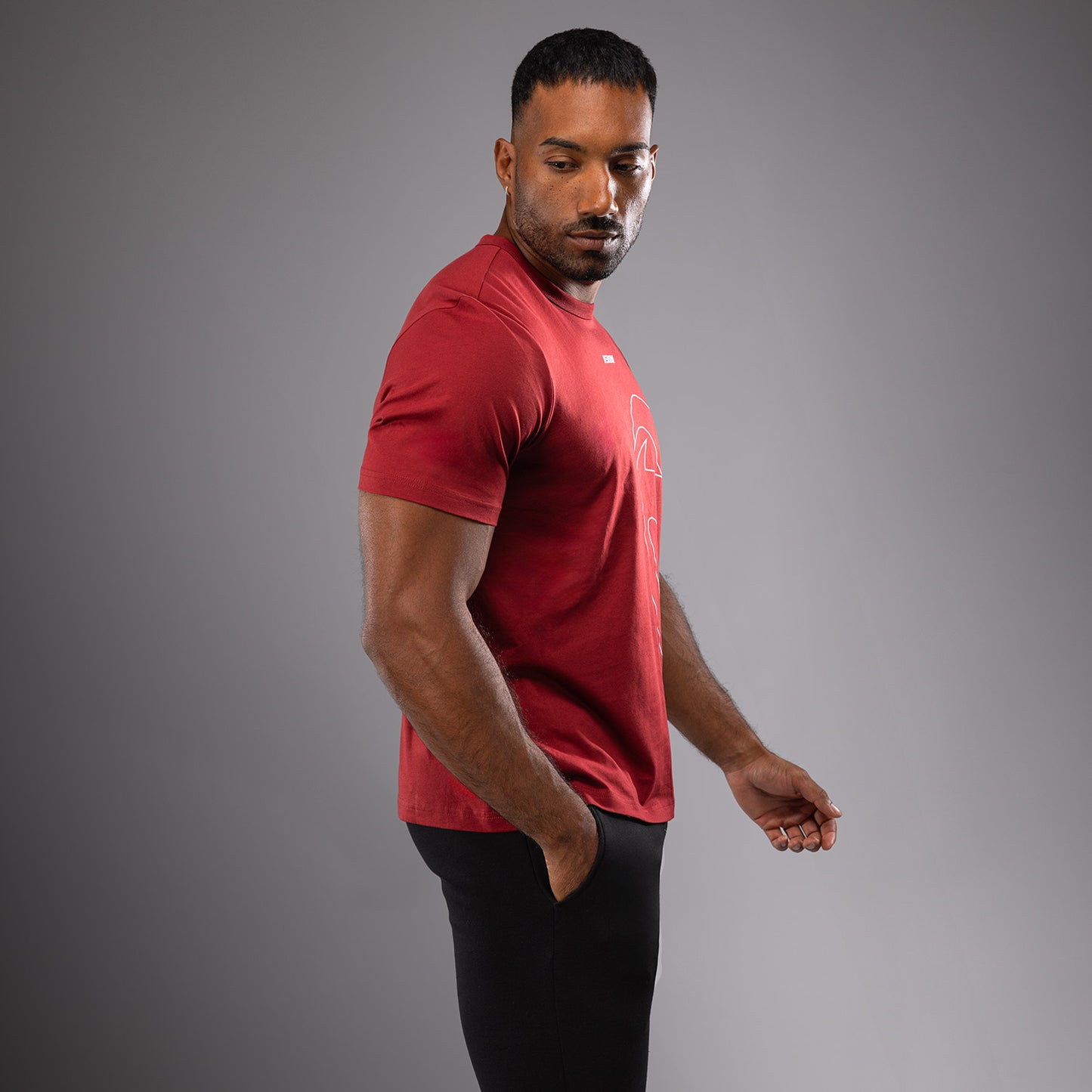 Venum Giant Connect T-Shirt - Rood Carmin