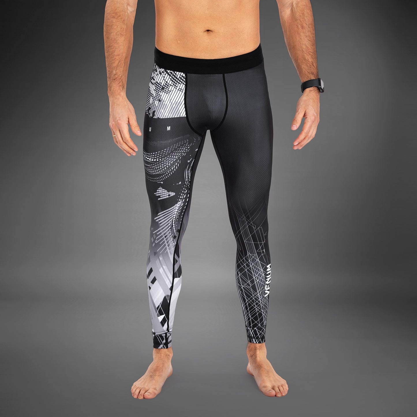 Venum Gorilla Jungle Compressiebroek - Zwart/Wit