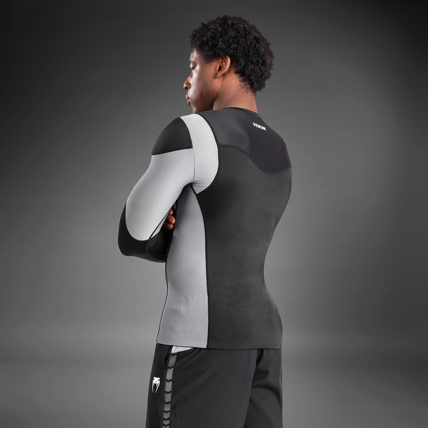 Venum Tempest Heren Lange Mouwen Rashguard - Zwart/Grijs