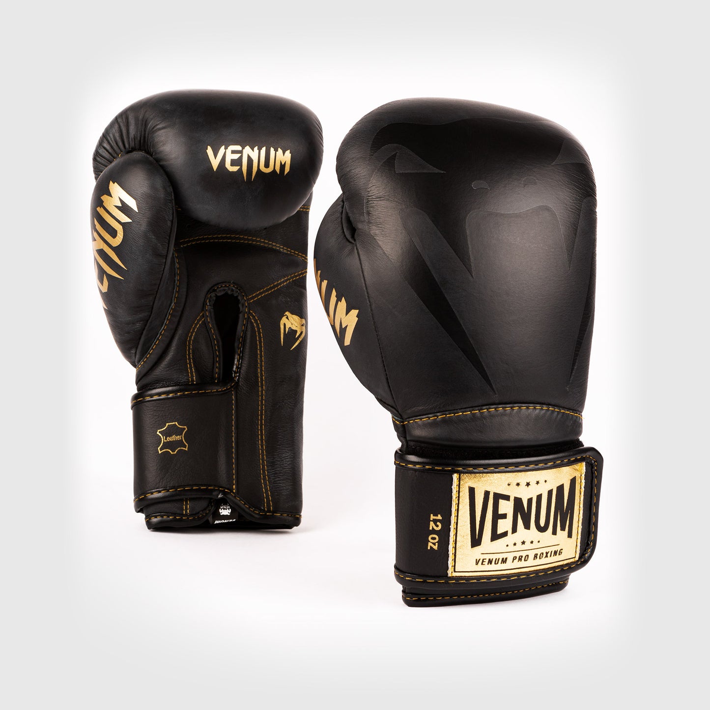 Venum Giant 2.0 Pro bokshandschoenen klittenband - Zwart/Zwart-Goud