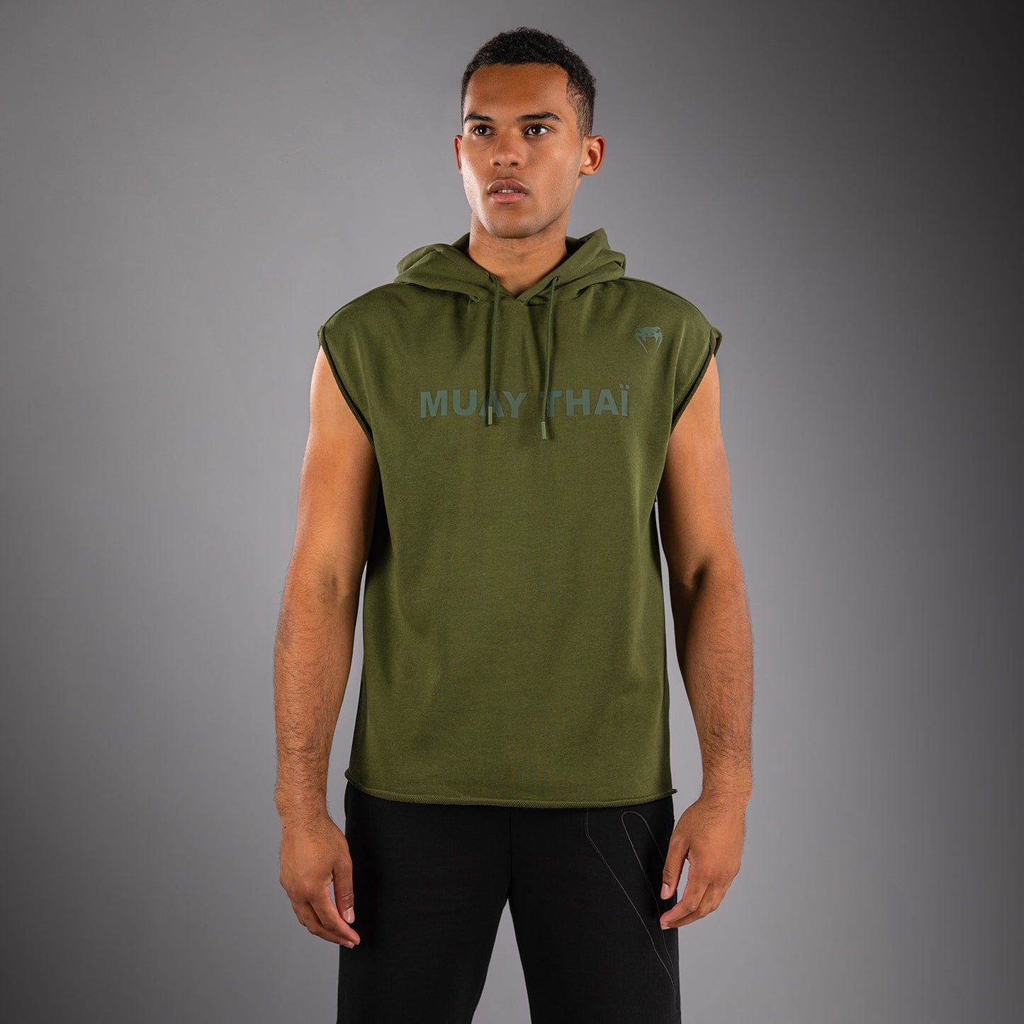 Venum Muay Thai VT Mouwloze Hoodie – Militair Groen