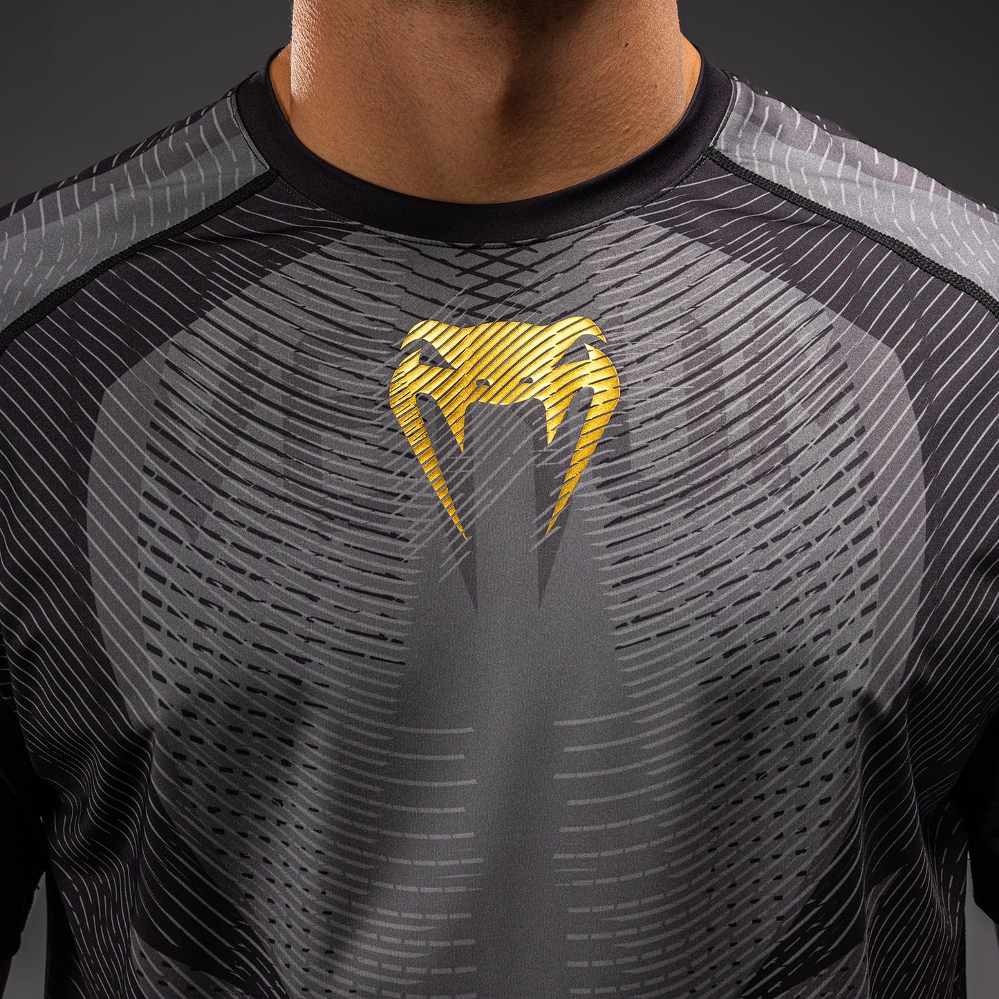 Venum Galactic 3.0 Dry Tech T-shirt - Zwart/Goud