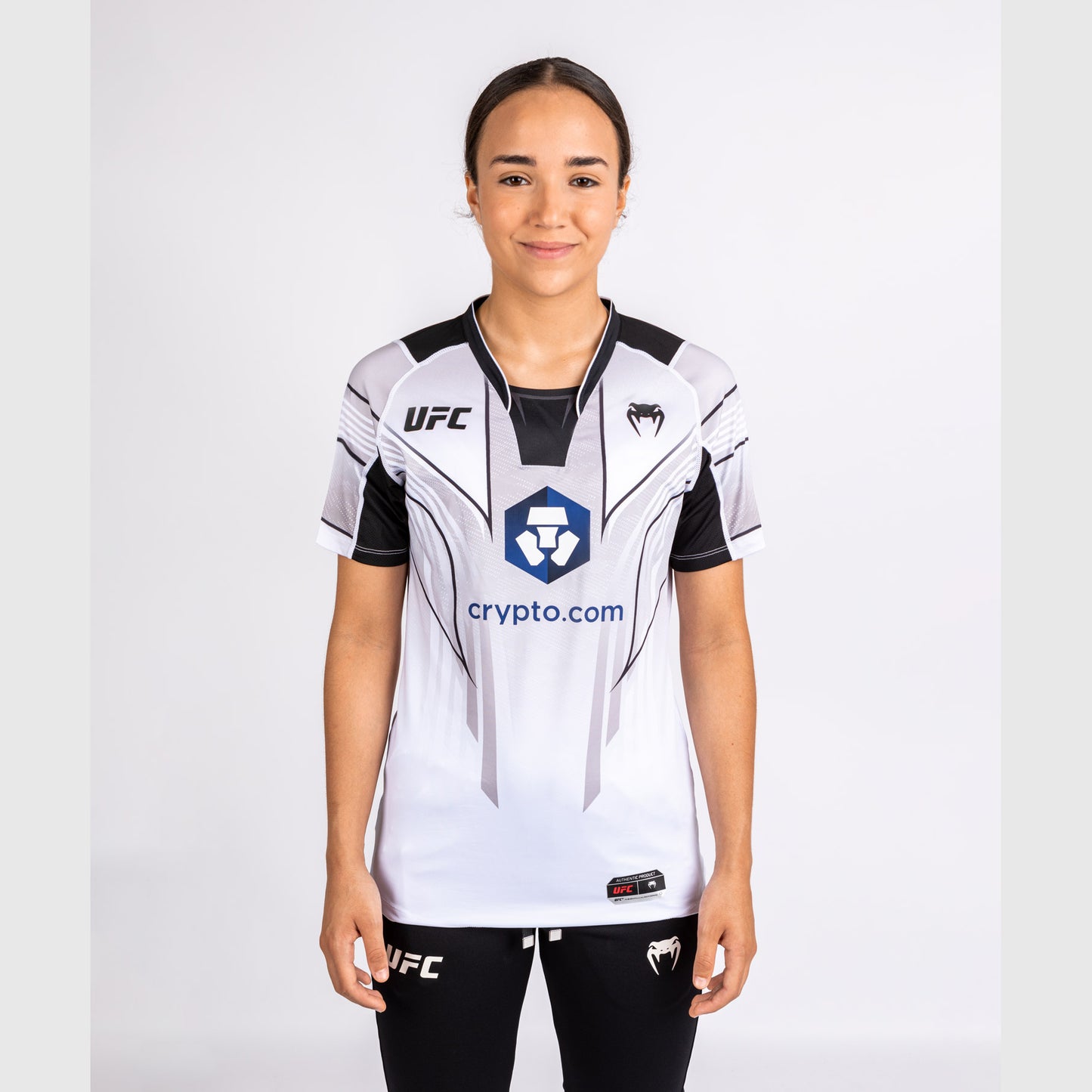 UFC Venum Gepersonaliseerde Authentic Fight Night 2.0 Dames Walkout Jersey - Wit