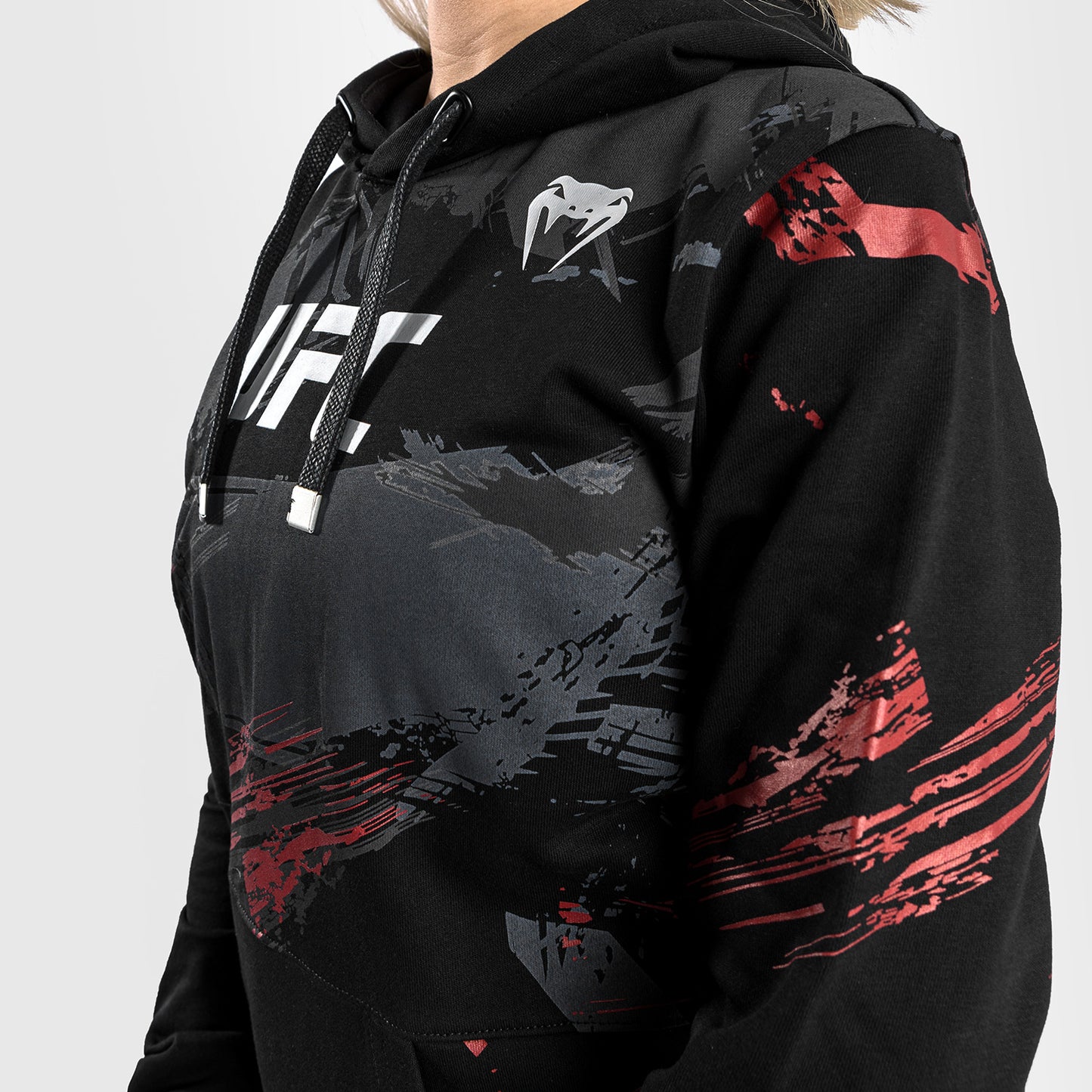 UFC Venum Authentic Fight Week 2.0 Sweatshirt met capuchon - Voor Dames -  Zwart