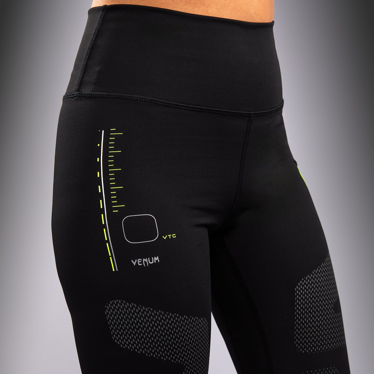 Venum Training Camp 4.0 Legging - Zwart/Neon Groen