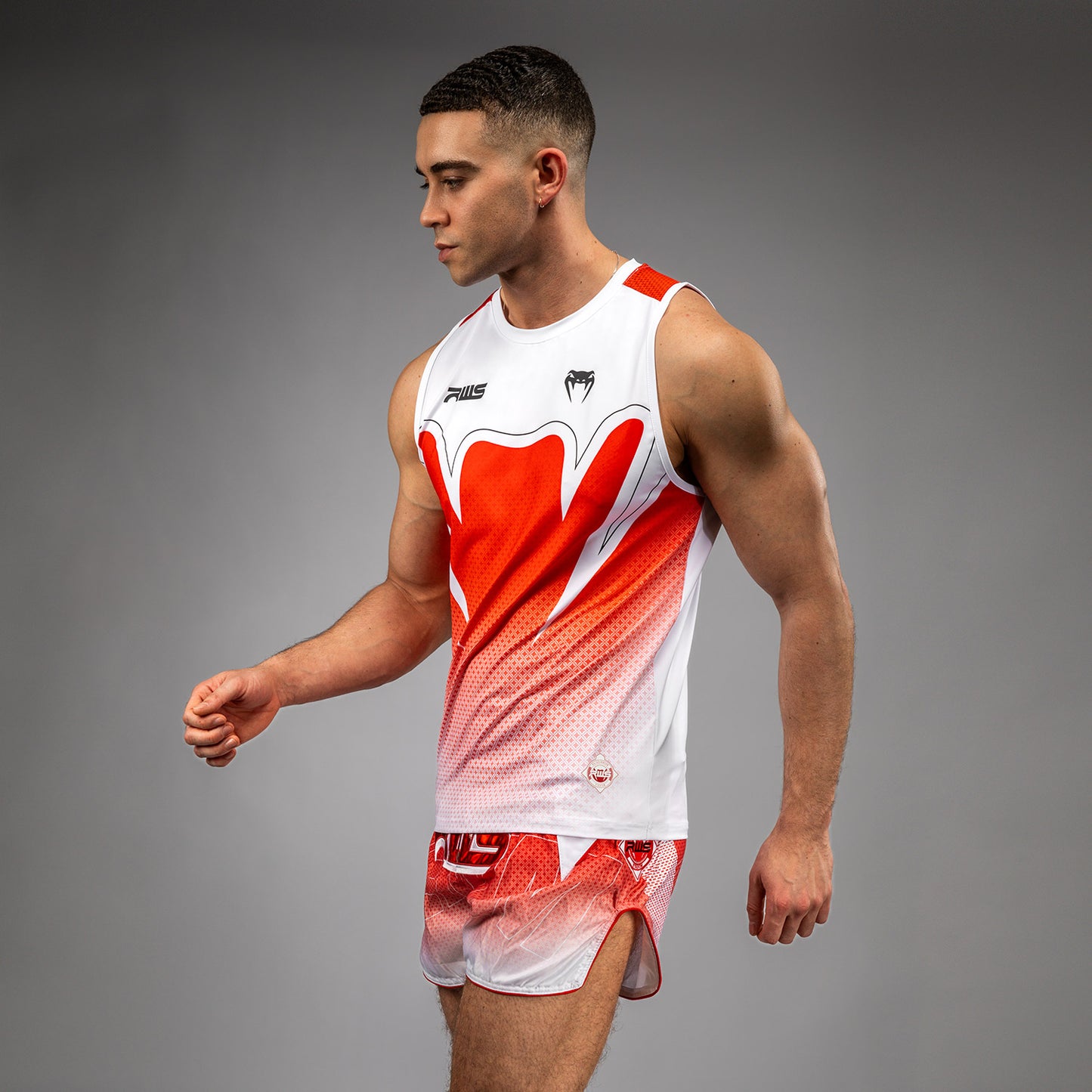 Venum x RWS 2.0 Men’s Dry-Tech Tanktop – Wit/Rood