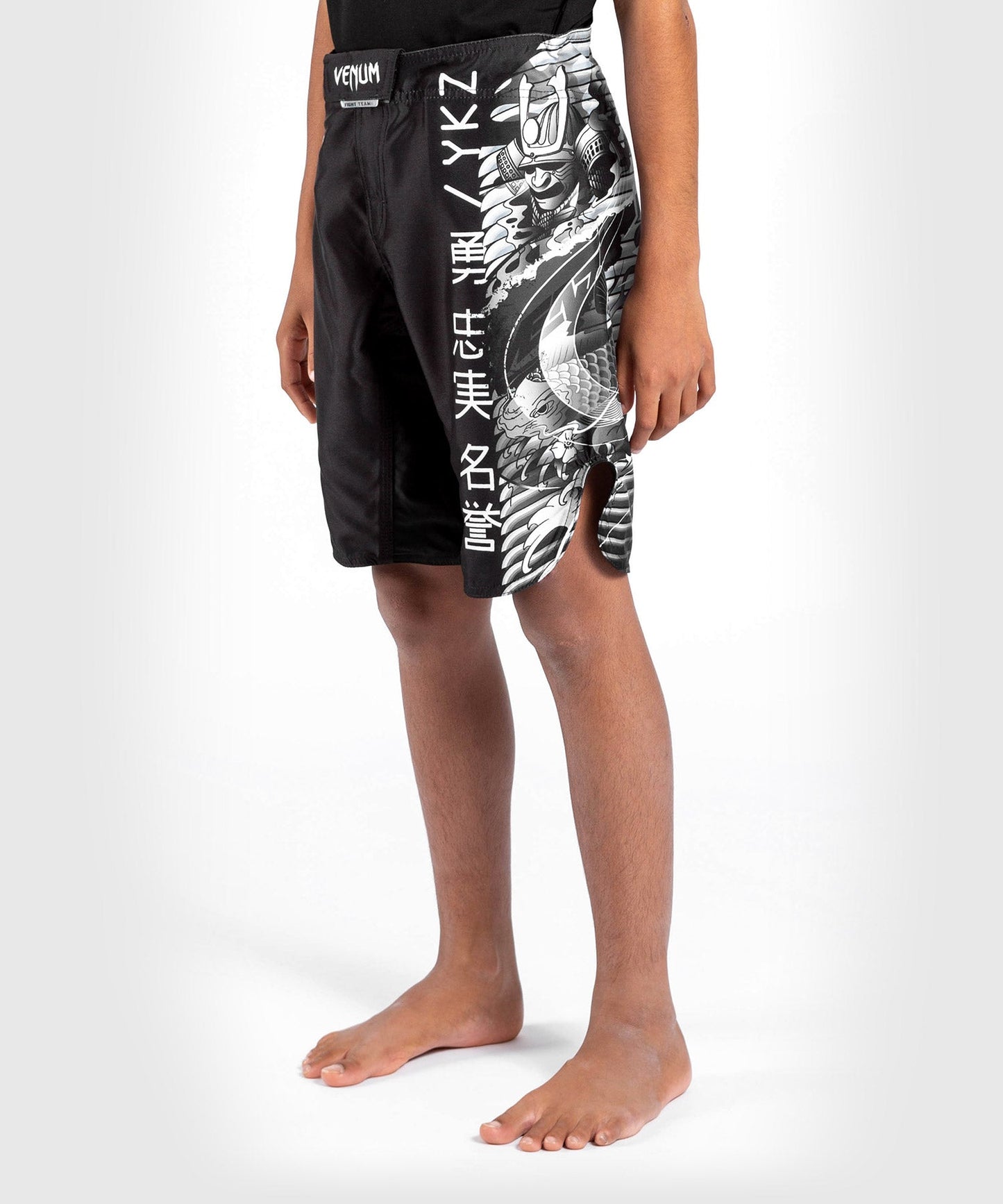 Venum YKZ21 Fightshorts - Voor Kinderen - Zwart/Wit