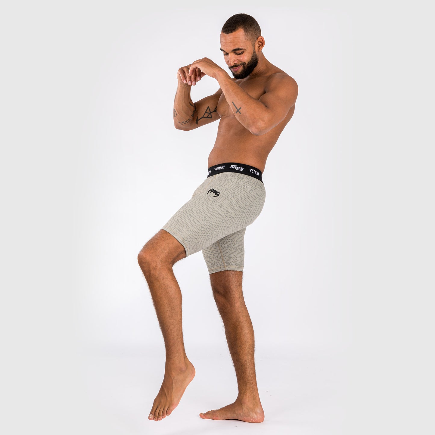 Venum x Ares 2.0 Compressieshort - Zand