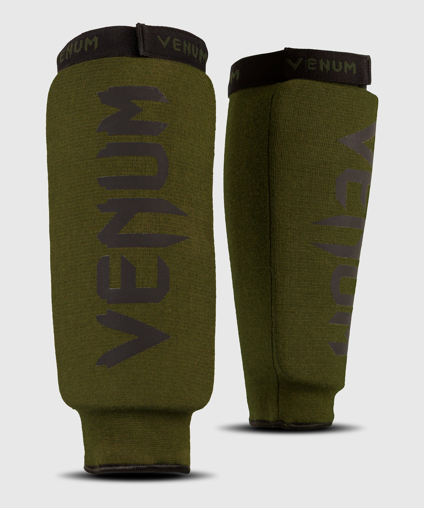 Venum Kontact Scheenbeschermers - Kaki/Zwart, M Venum Kontact Scheenbeschermers - Kaki/Zwart, M