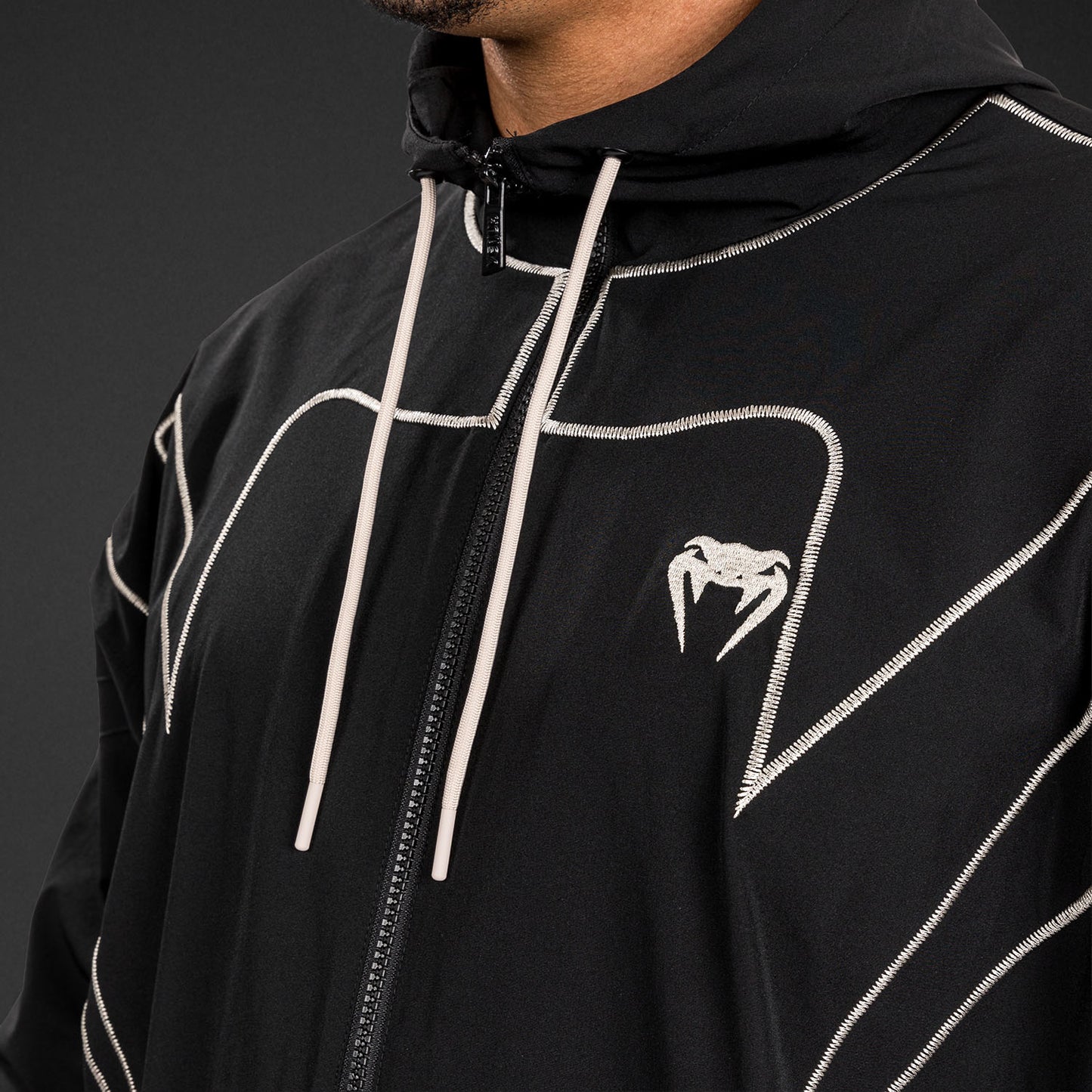 Venum Attack 90 Trainingspak Jas - Zwart/Wit