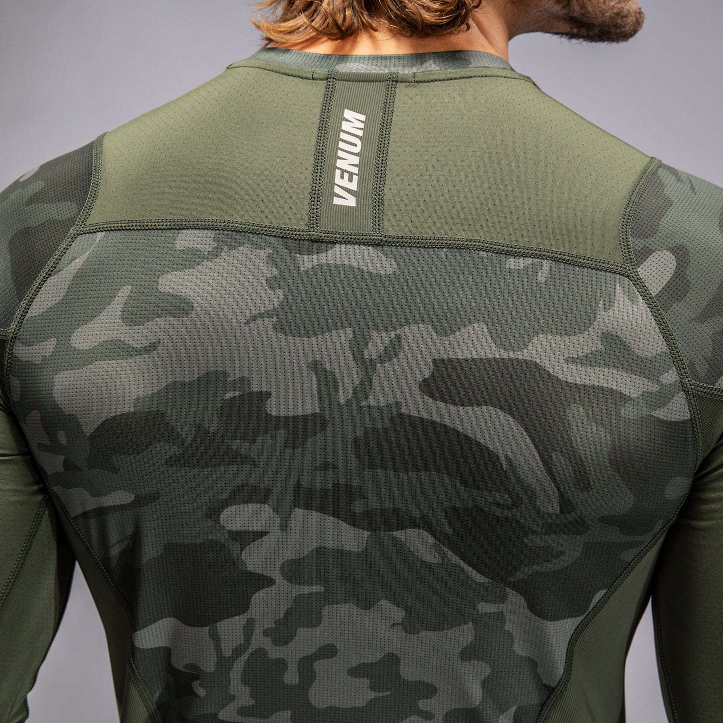 Venum G-Fit Air Lange Mouw Rashguard Heren - Legergroen
