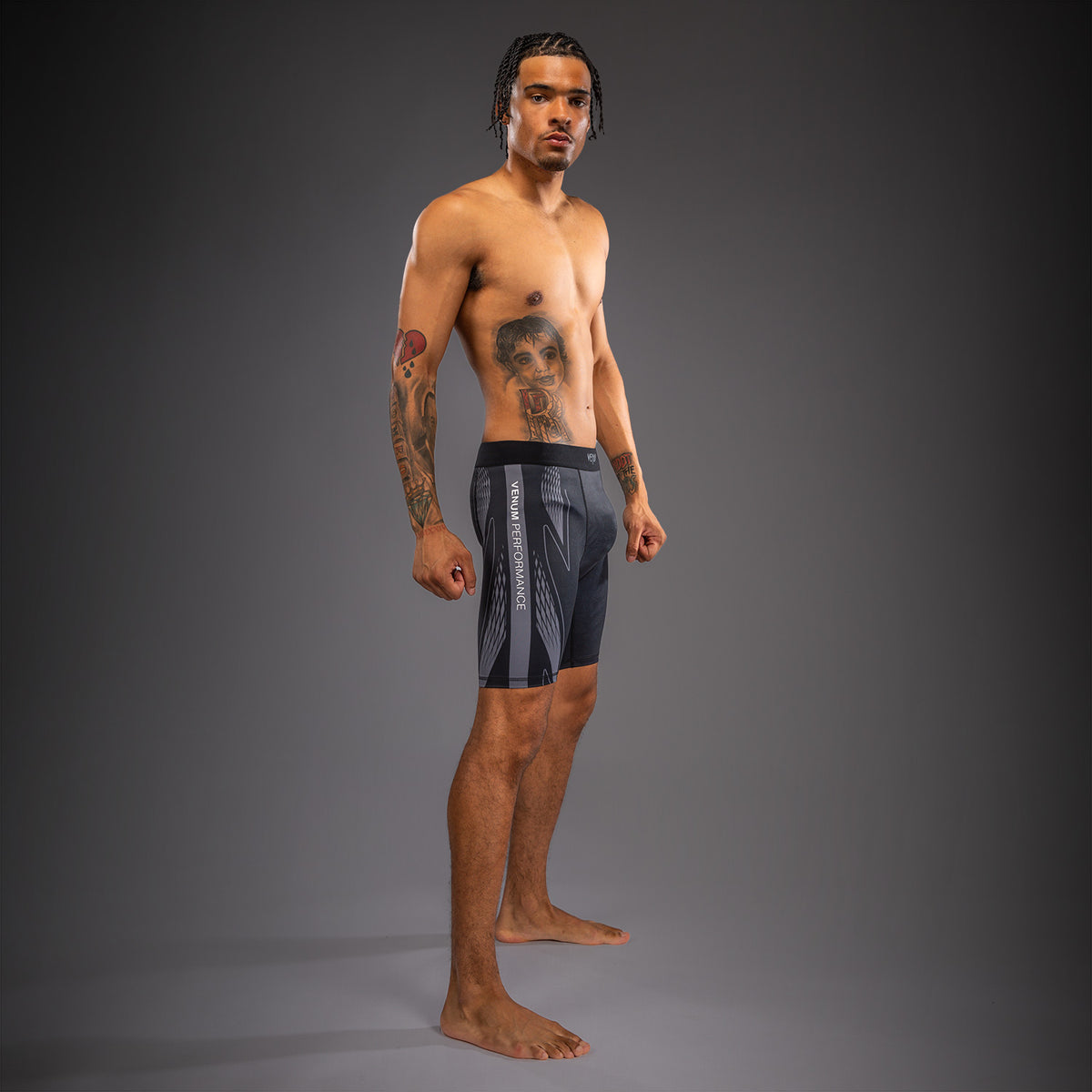 Venum Amazonia Reborn Compressieshort - Zwart/Grijs