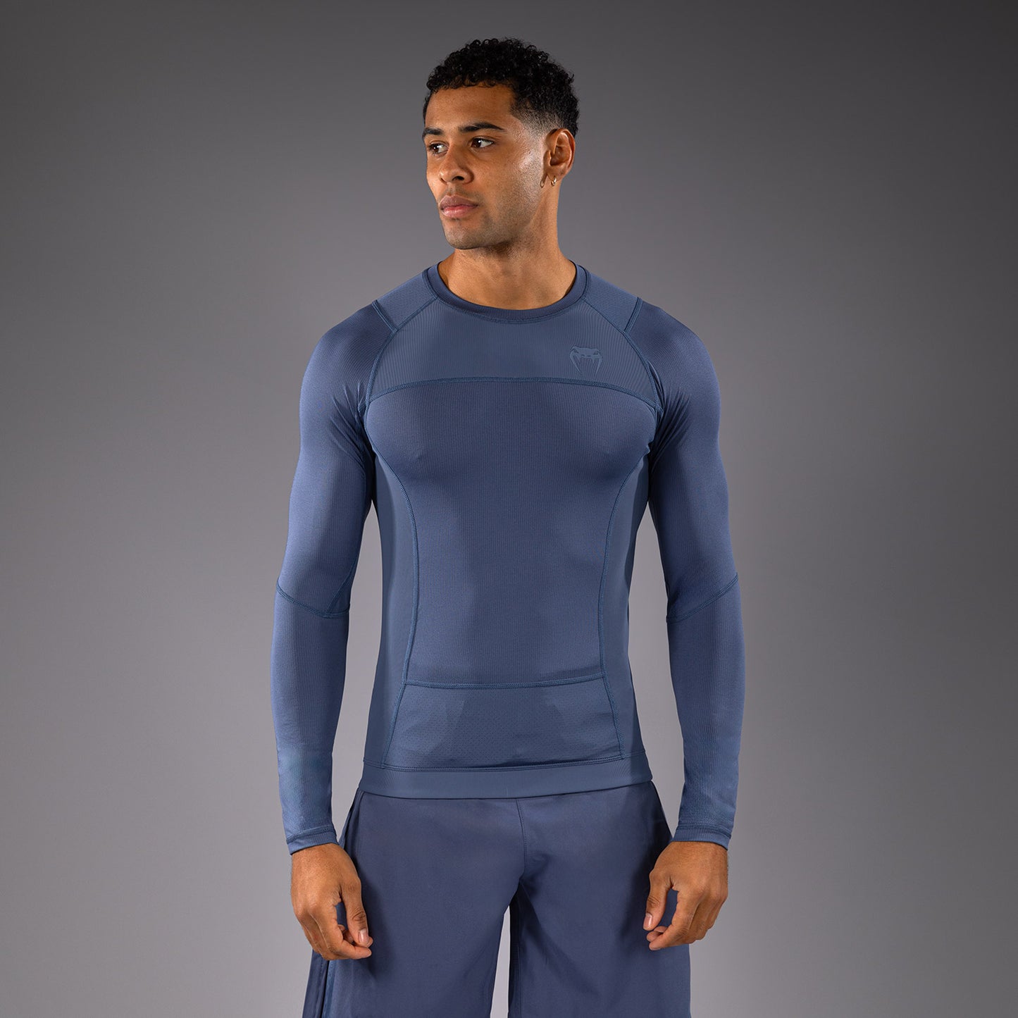 Venum G-Fit Air Lange Mouw Rashguard Heren - Mistblauw