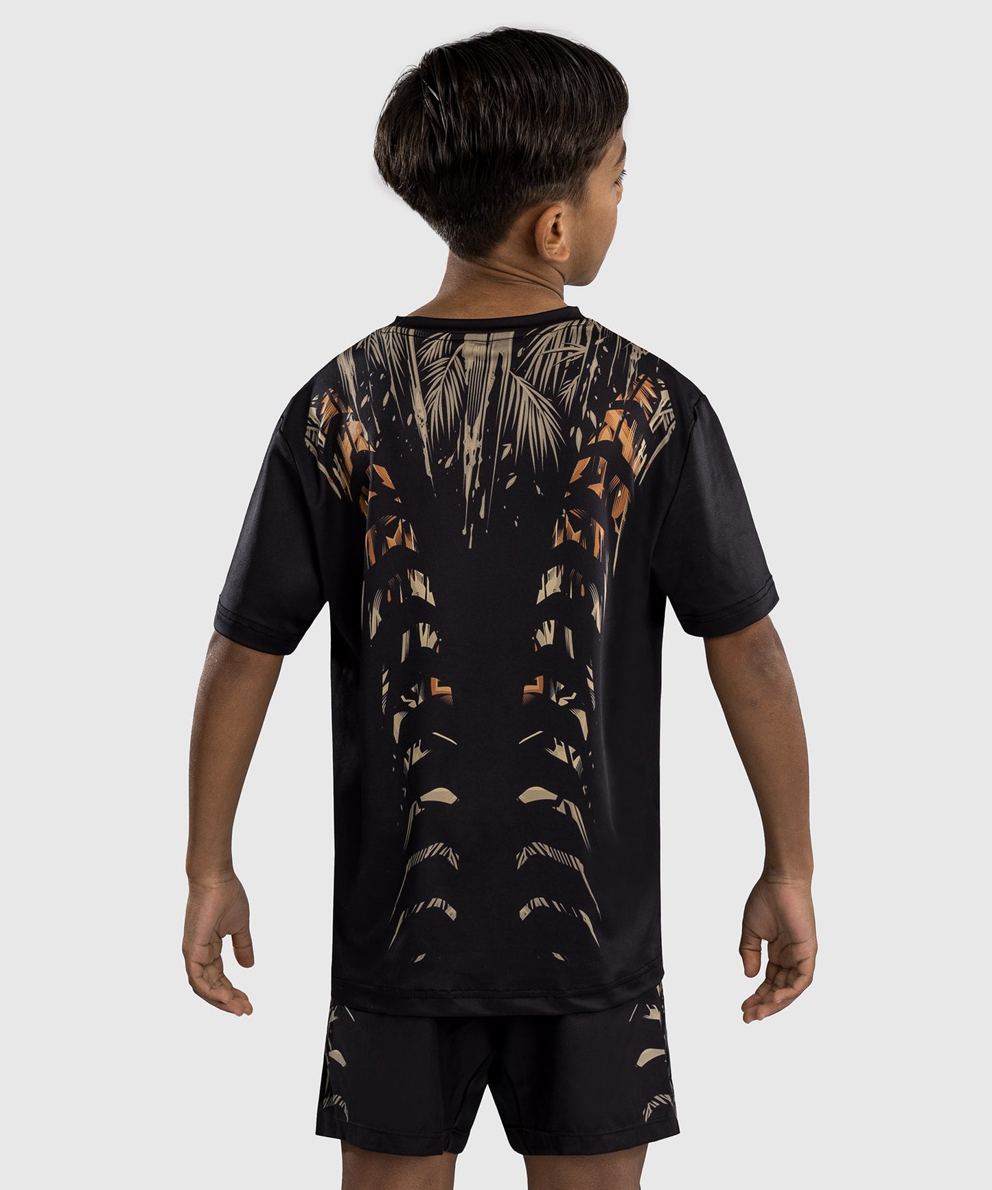 Venum Tiger Kids Dry Tech T-Shirt - Zwart / Neon Oranje