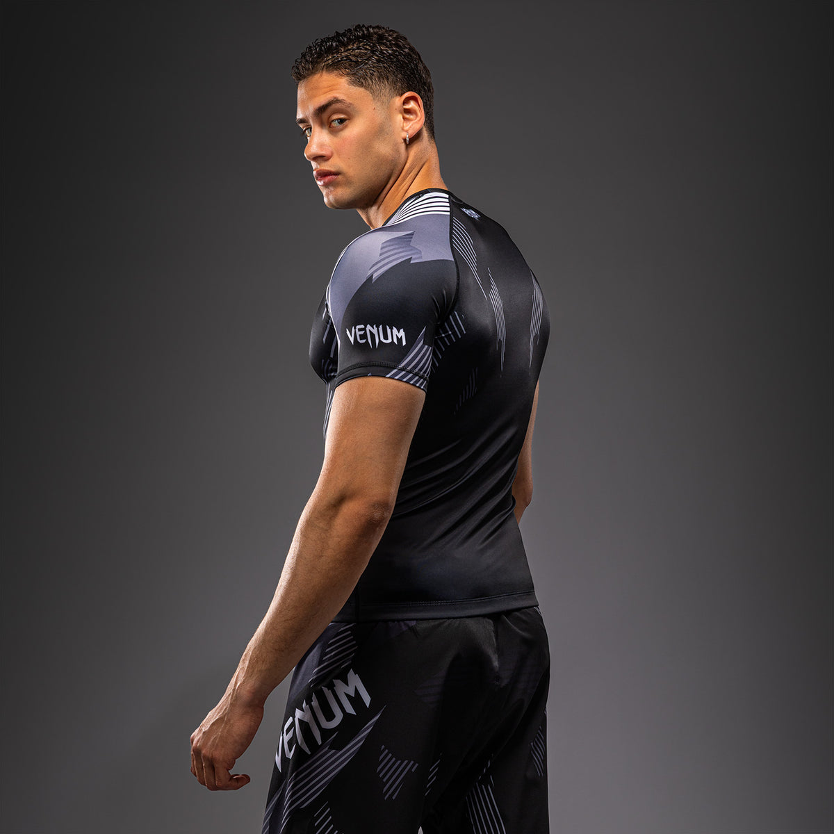 Venum No-Gi 6.0 Rashguard met korte mouwen - Zwart/Wit