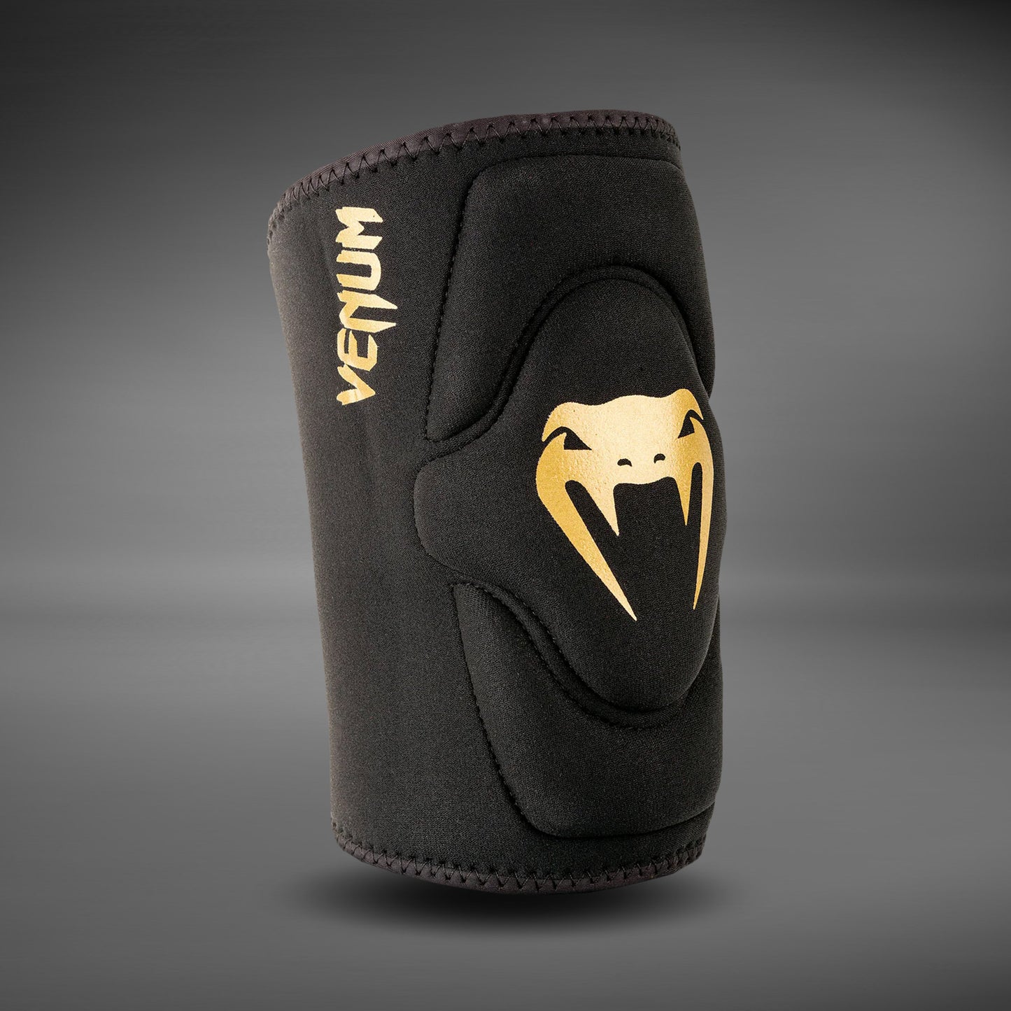 Venum Kontact Lycra/Gel Knee Pads - zwart/goud