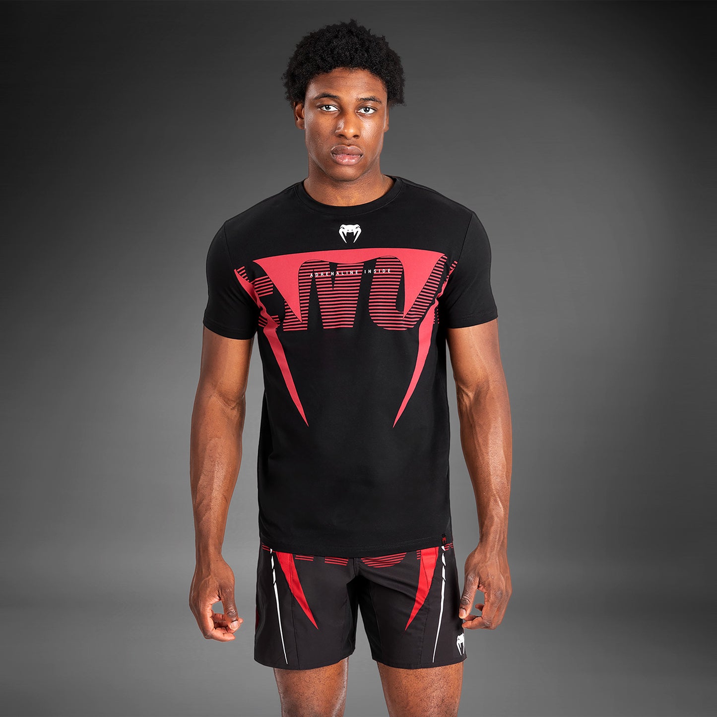 Venum Adrenaline Heren T-Shirt Met Korte Mouwen - Red