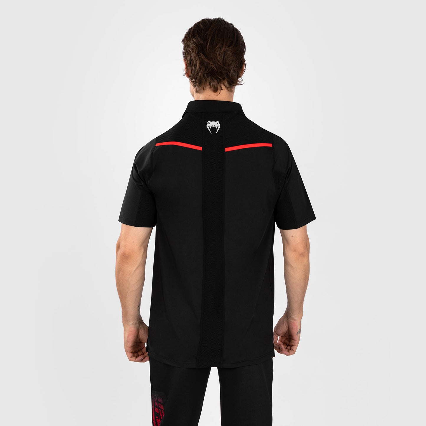 UFC Venum Performance Institute 2.0 Poloshirt voor Mannen - Zwart/Rood