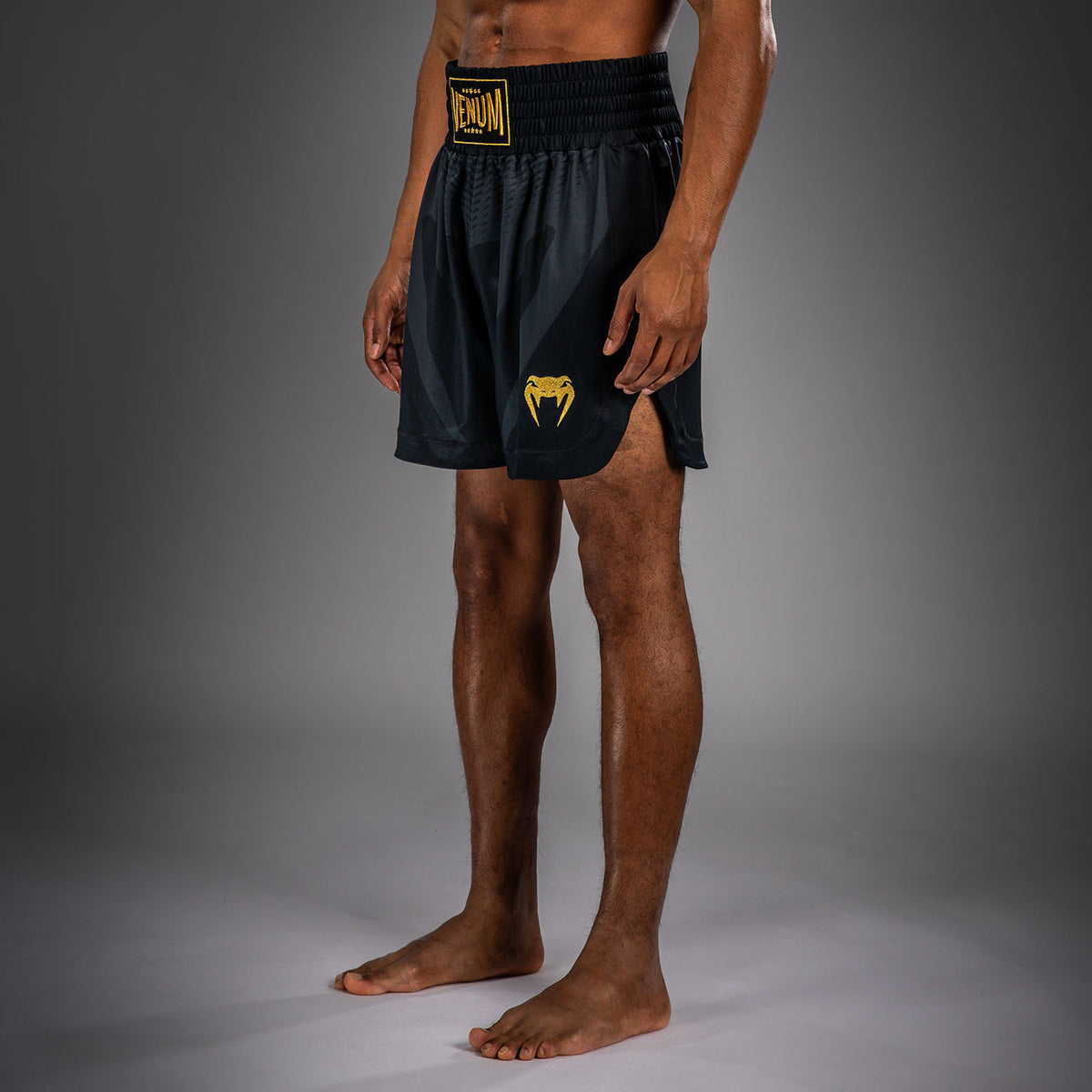 Venum Attack Boksshort - Zwart/Goud