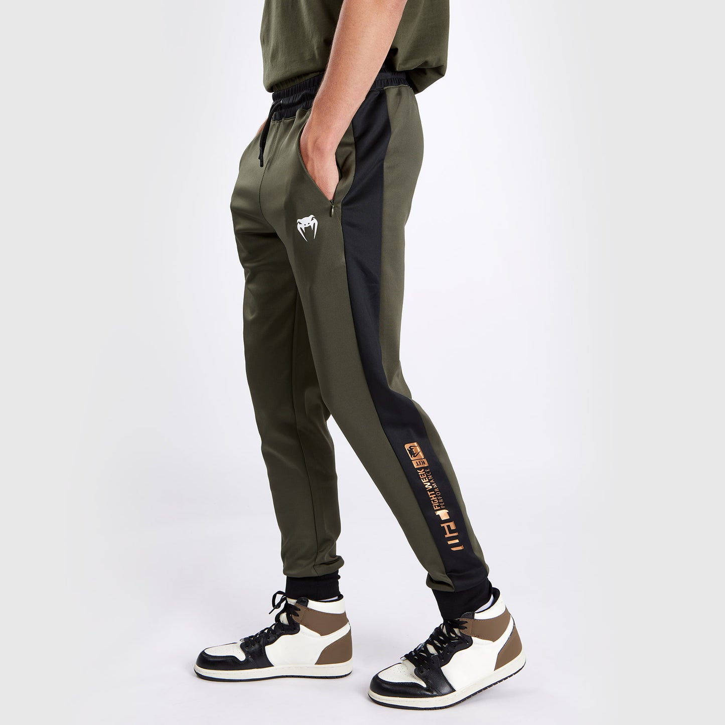 UFC Adrenaline by Venum Fight Week Performance joggingbroek voor Heren - Khaki/Brons