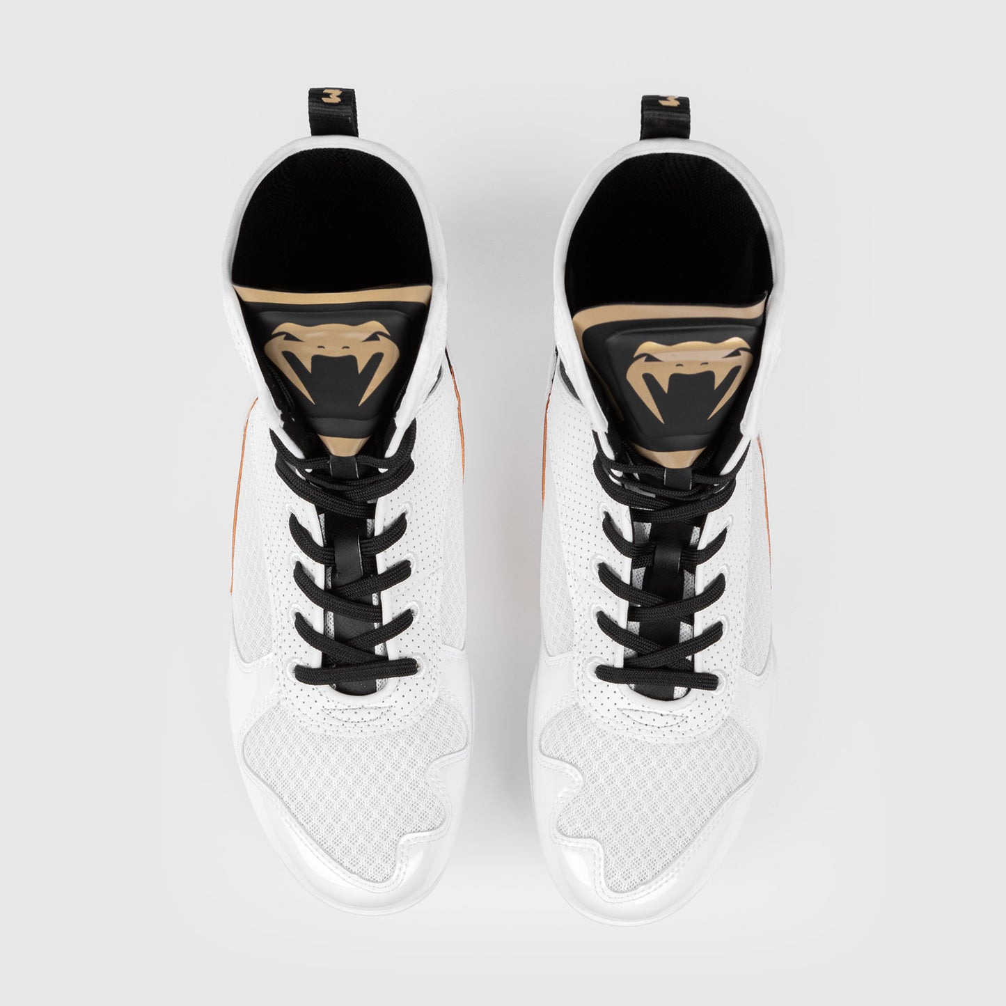 Venum Elite Boksschoenen - Wit/Zwart/Goud