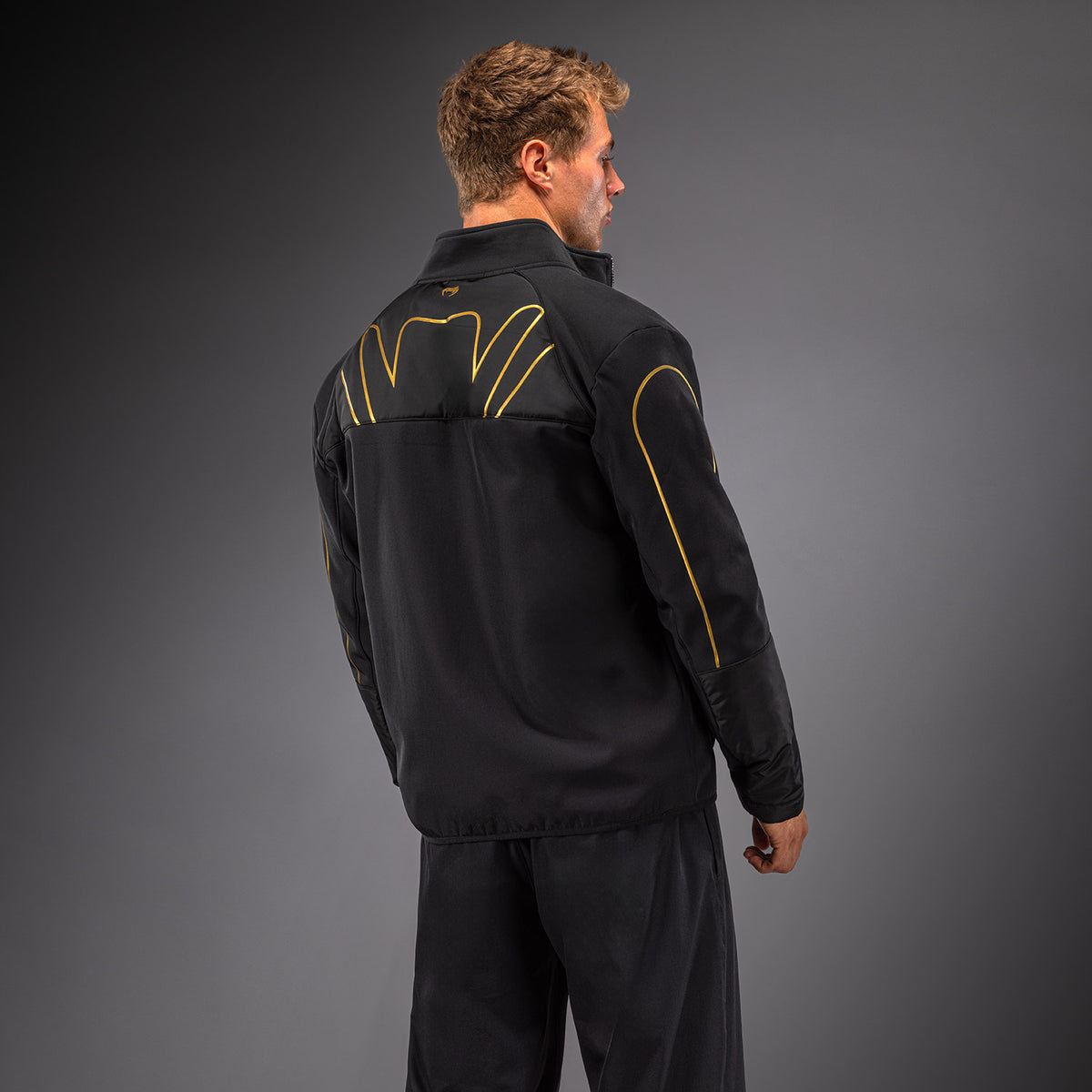 Venum Paddock Softshelljack - Zwart/Goud