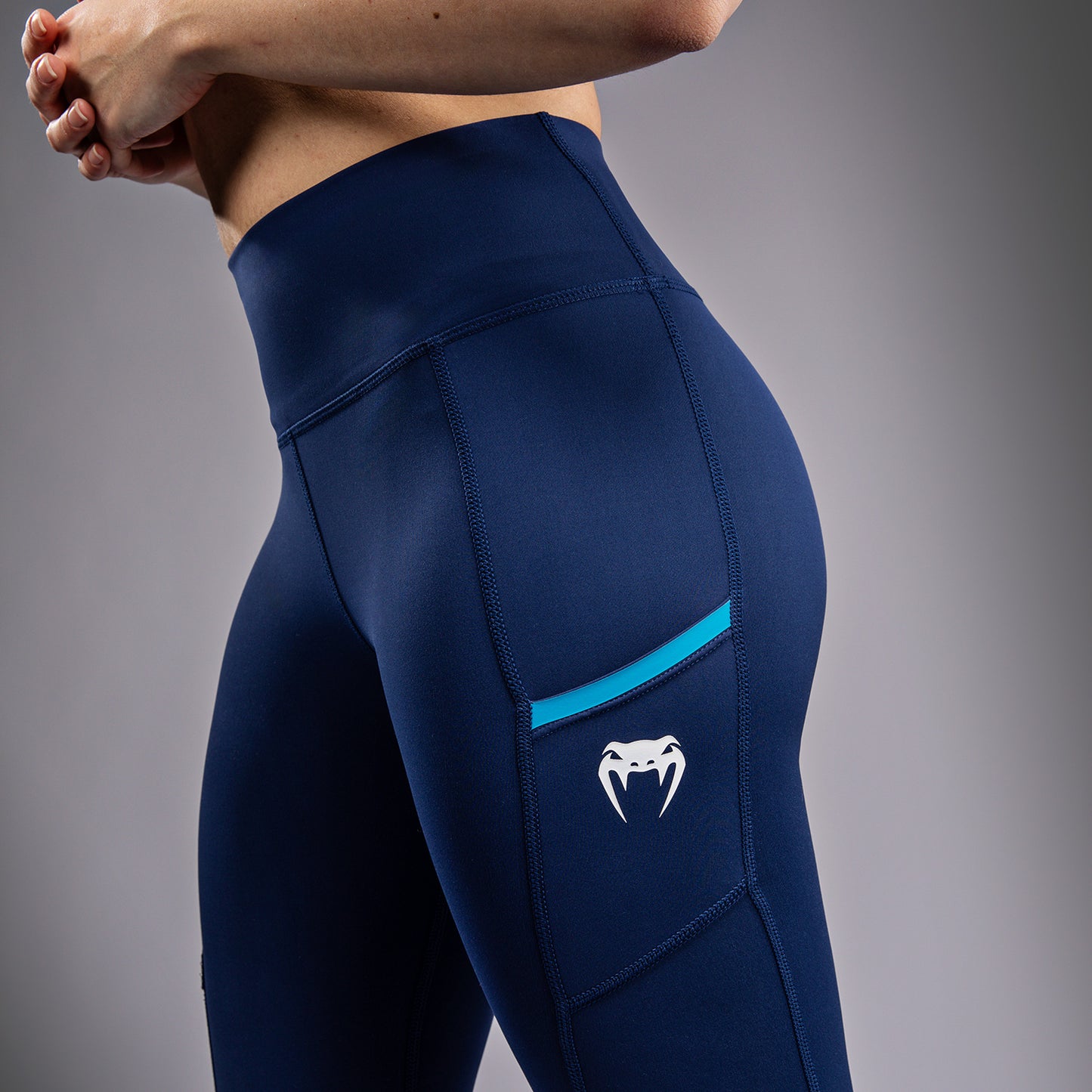 Venum x Top Rank Original Dames 7/8 Leggings - Marineblauw