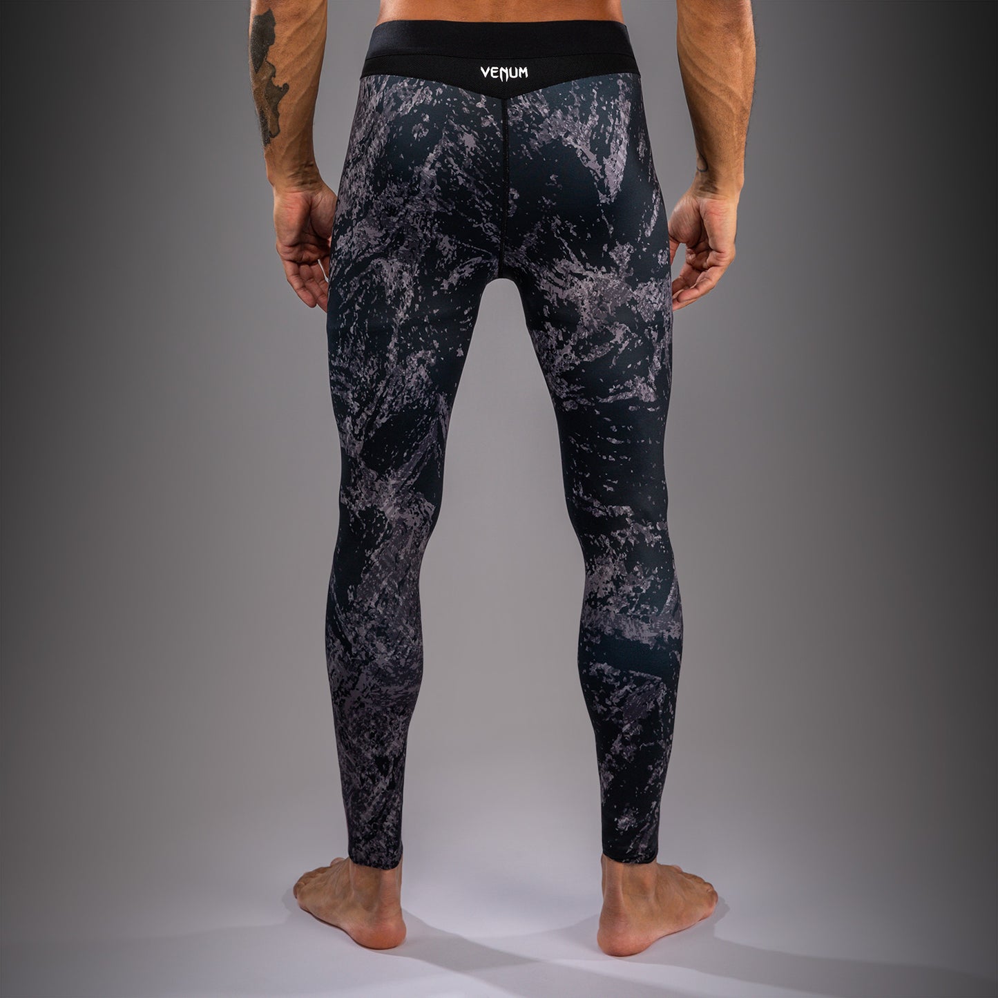 Venum Rage & Workout Compressiebroek - Zwart/Grijs
