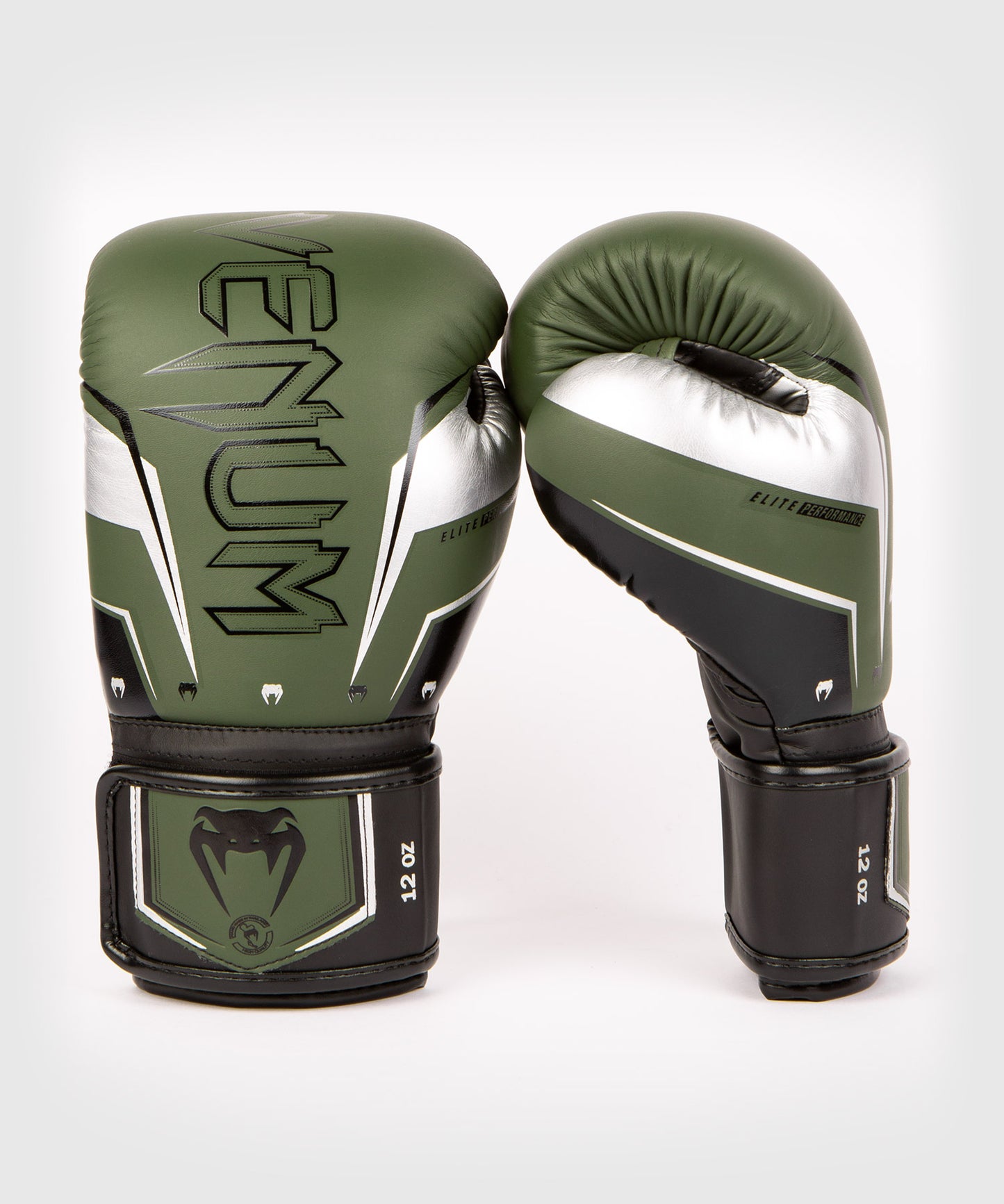 Venum Elite Evo bokshandschoenen - Kaki/Zilver