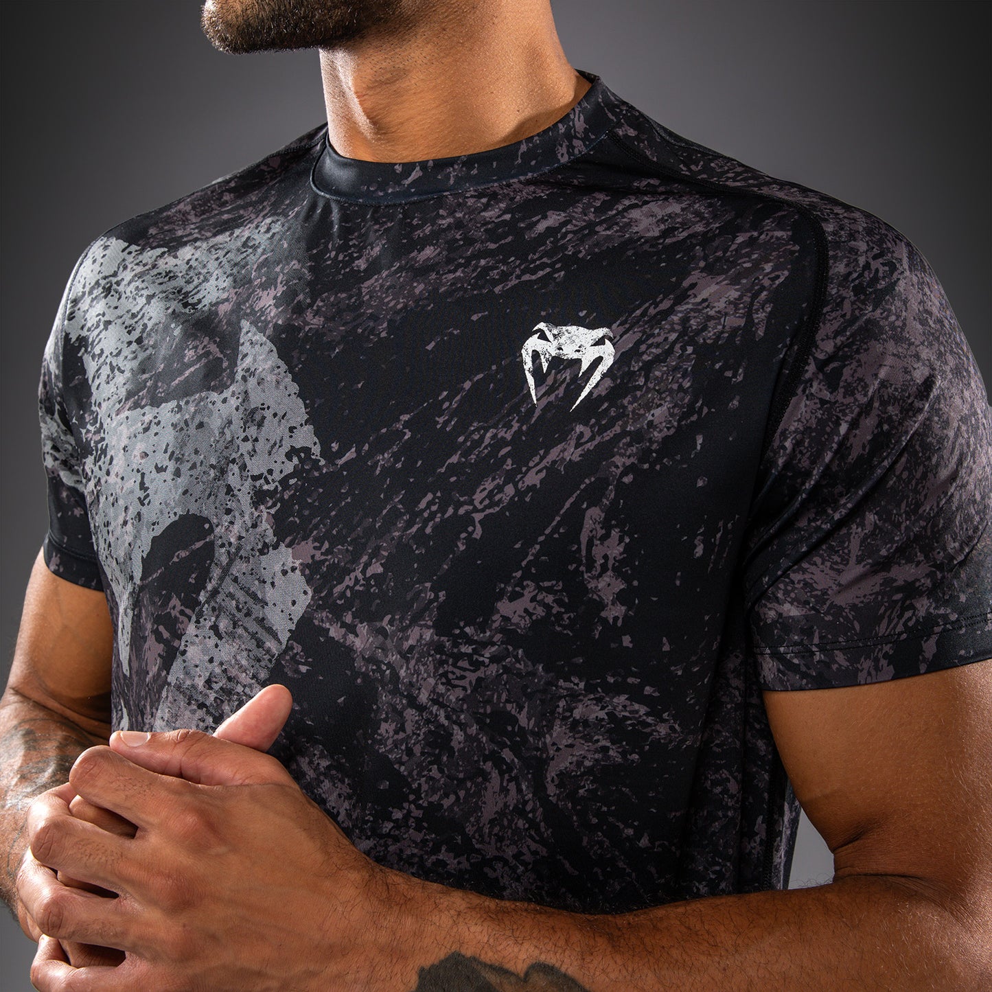 Venum Rage & Workout Dry Tech T-shirt - Zwart/Grijs