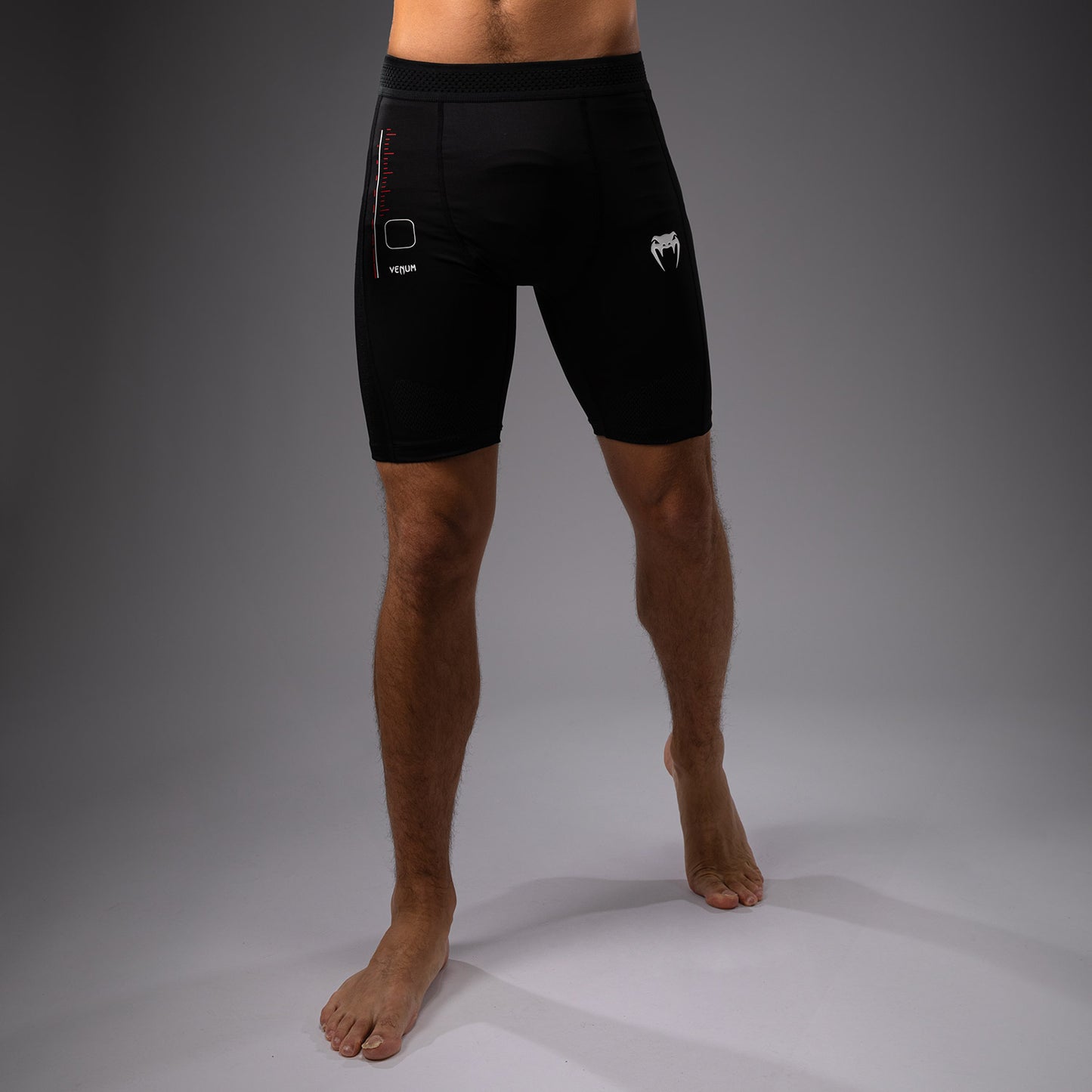 Venum Tactical XT Vale Tudo Korte Broek - Zwart/Vuurrood