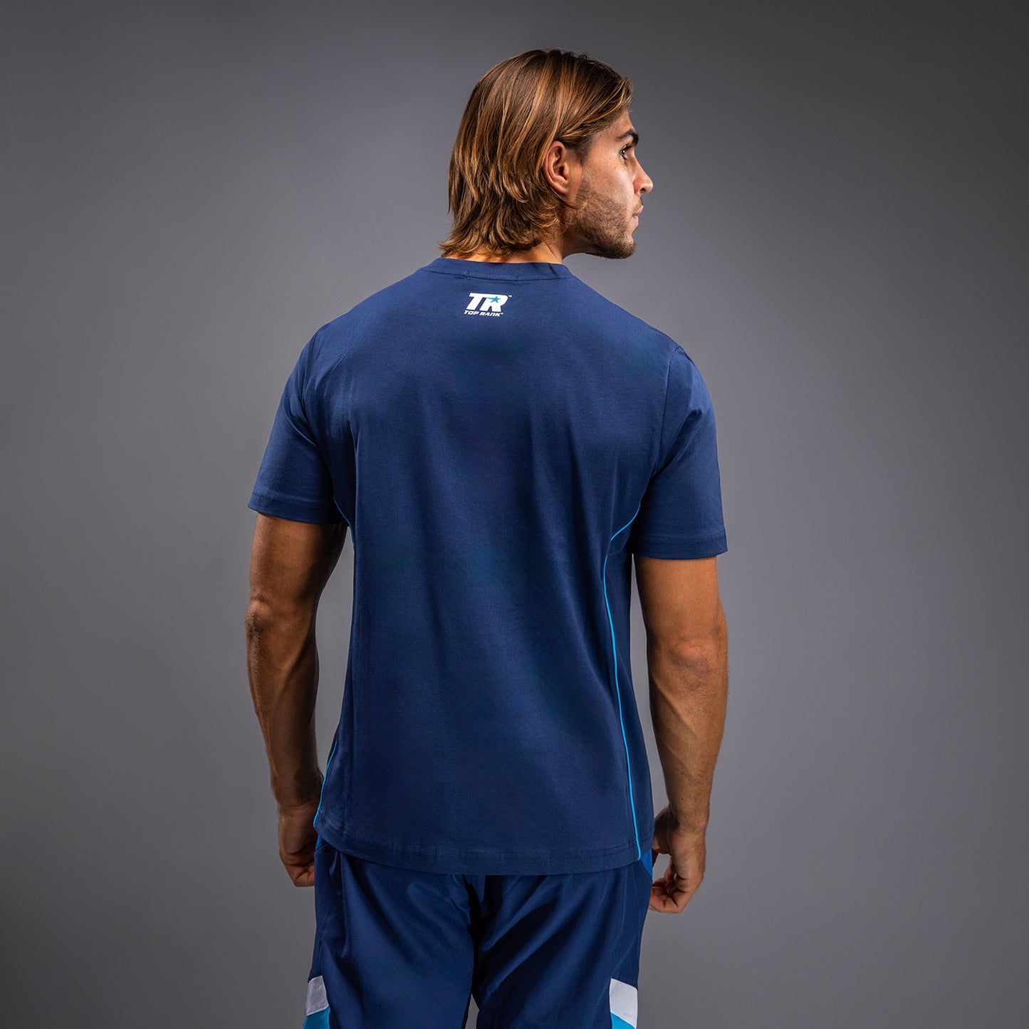 Venum x Top Rank Original Heren T-Shirt - Marineblauw